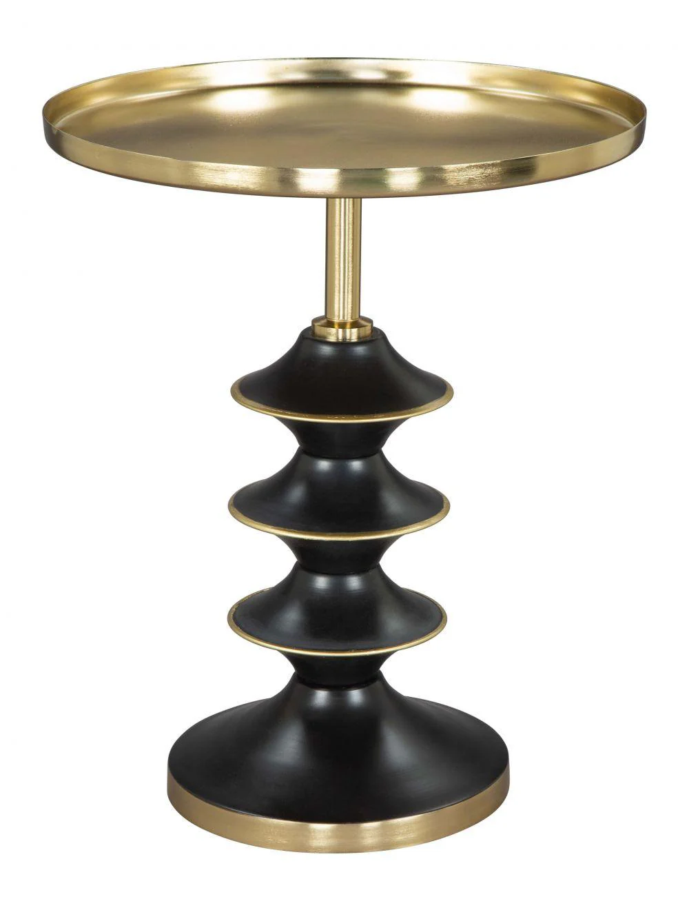 Donahue Side Table Gold & Black - Frankwebs
