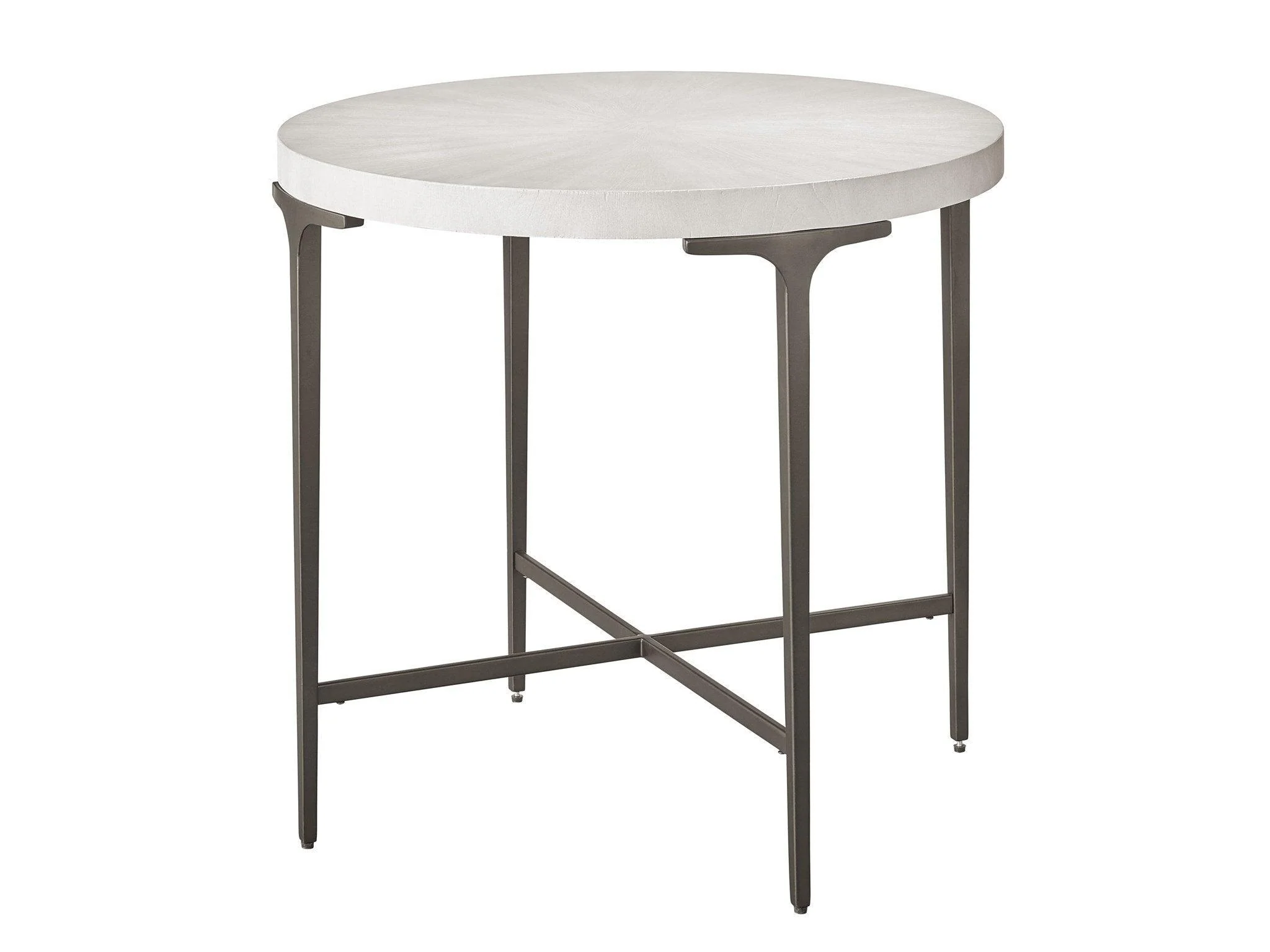 Soliloquy Dahlia Round End Table - Frankwebs