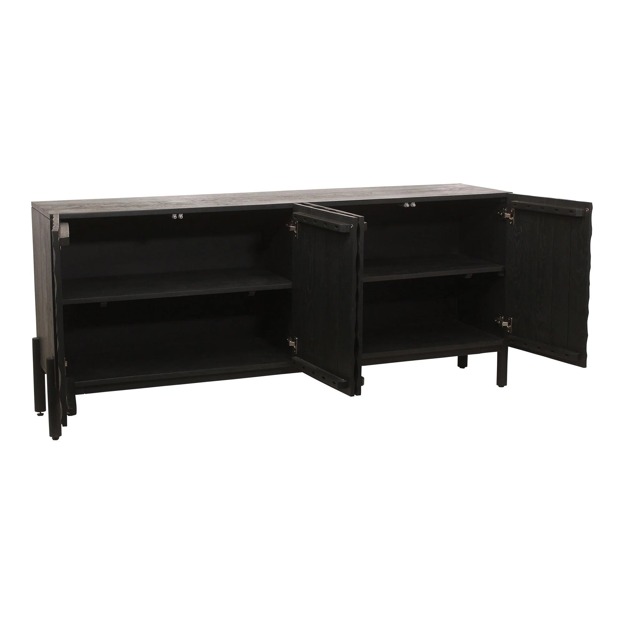 Misaki Oak Sideboard Black - Frankwebs