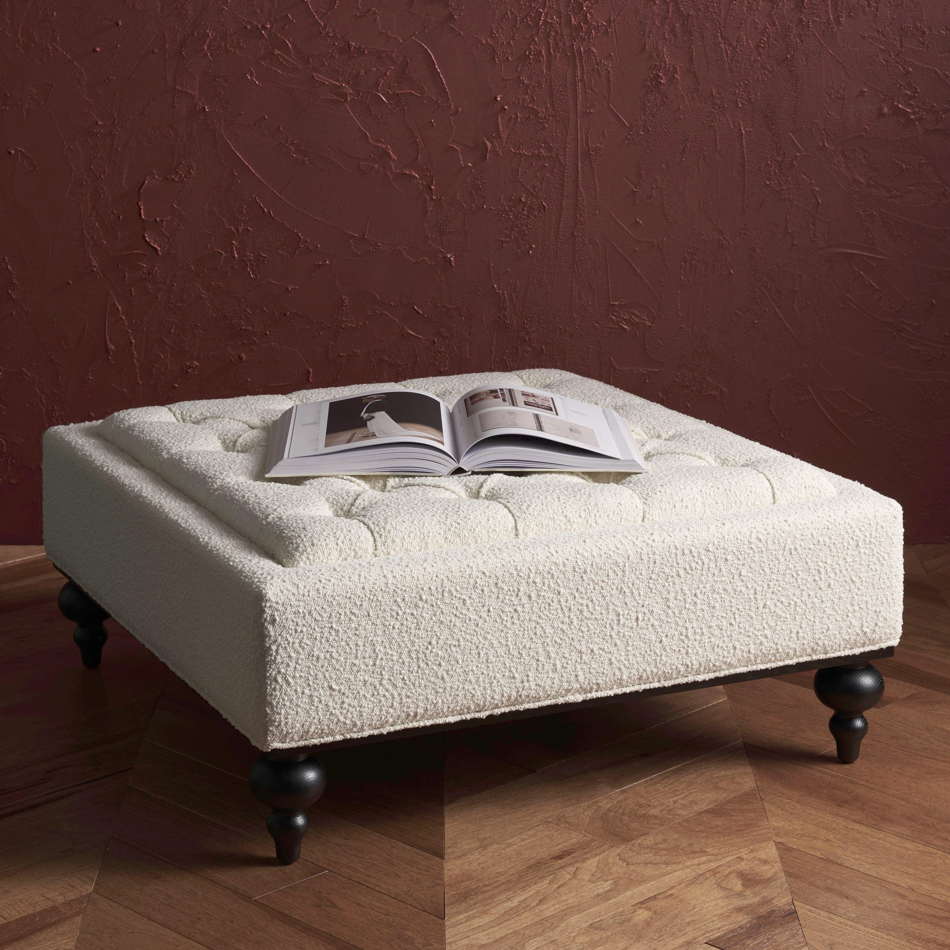 ROSEALINA TUFTED OTTOMAN - Frankwebs
