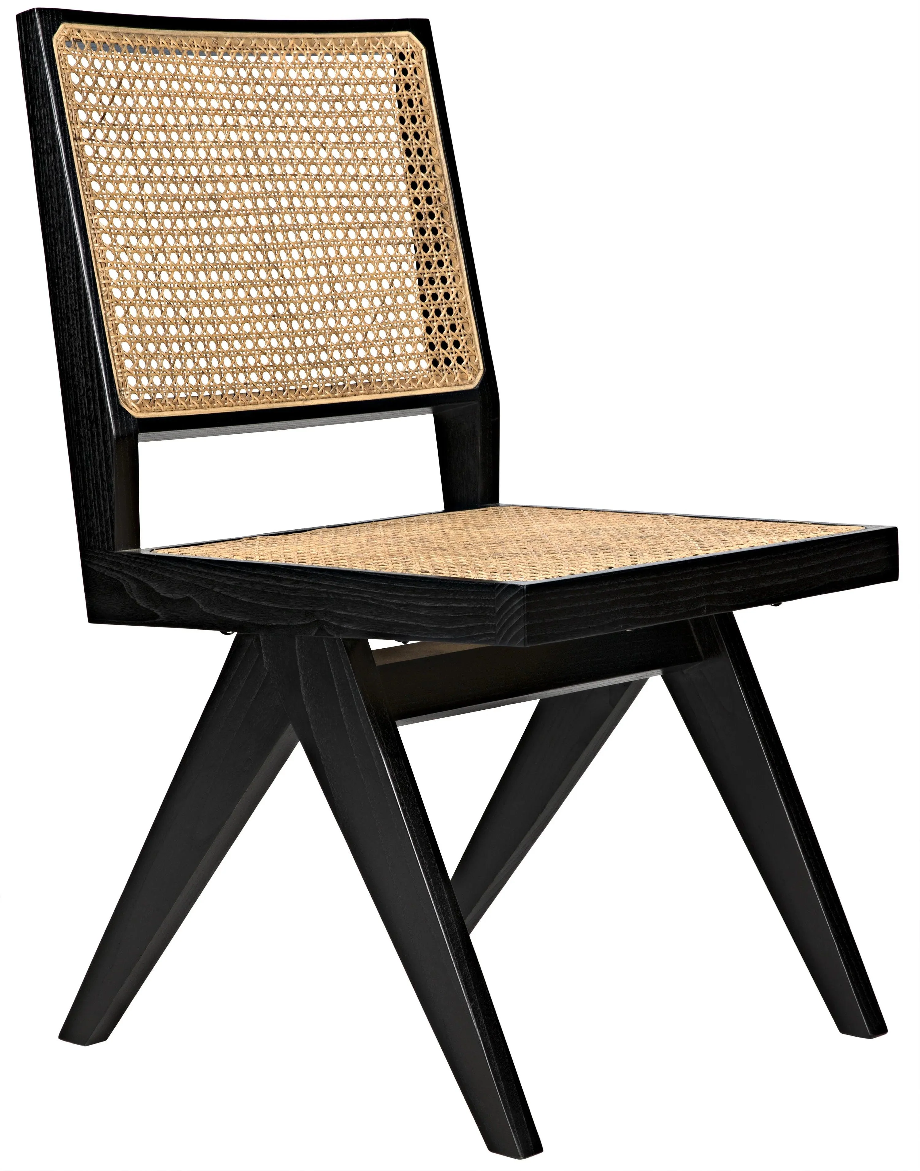 Joseph Side Chair, Charcoal Black - Frankwebs
