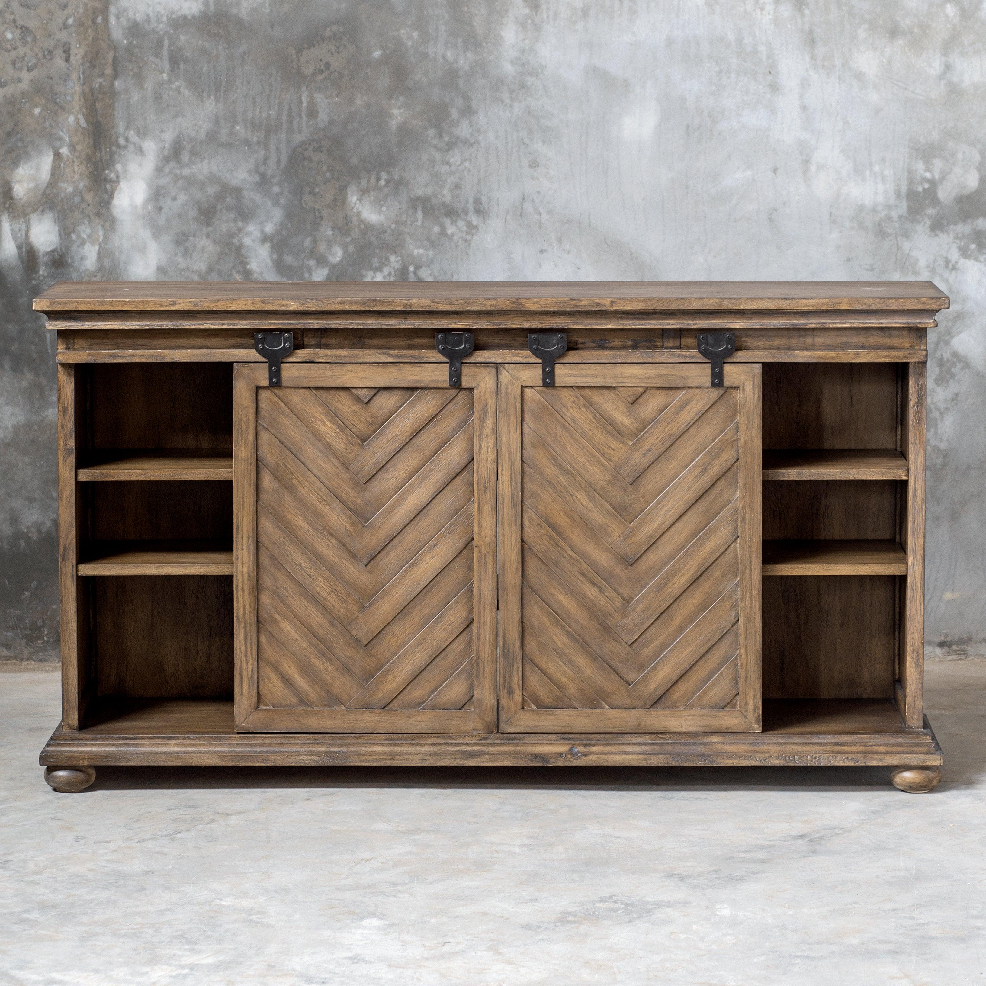 PRIMALIA BARN DOOR MEDIA CONSOLE - Frankwebs