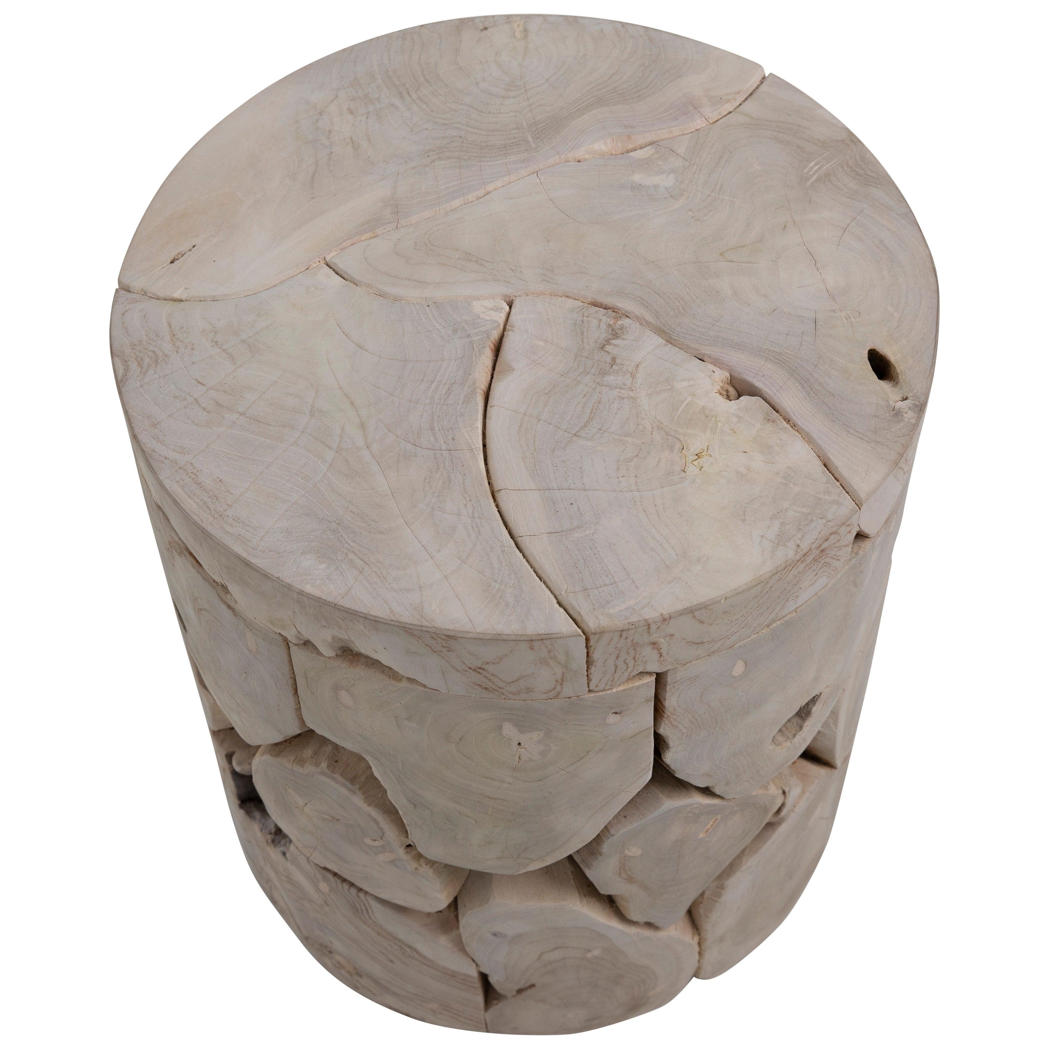 Briarn Round Side Table Bleached - Frankwebs