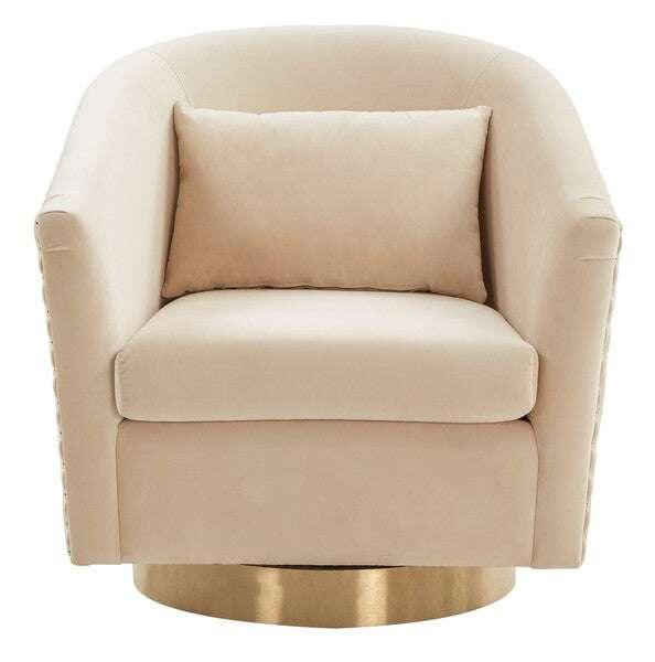 CLARA QUILTED SWIVEL TUB CHAIR - Frankwebs