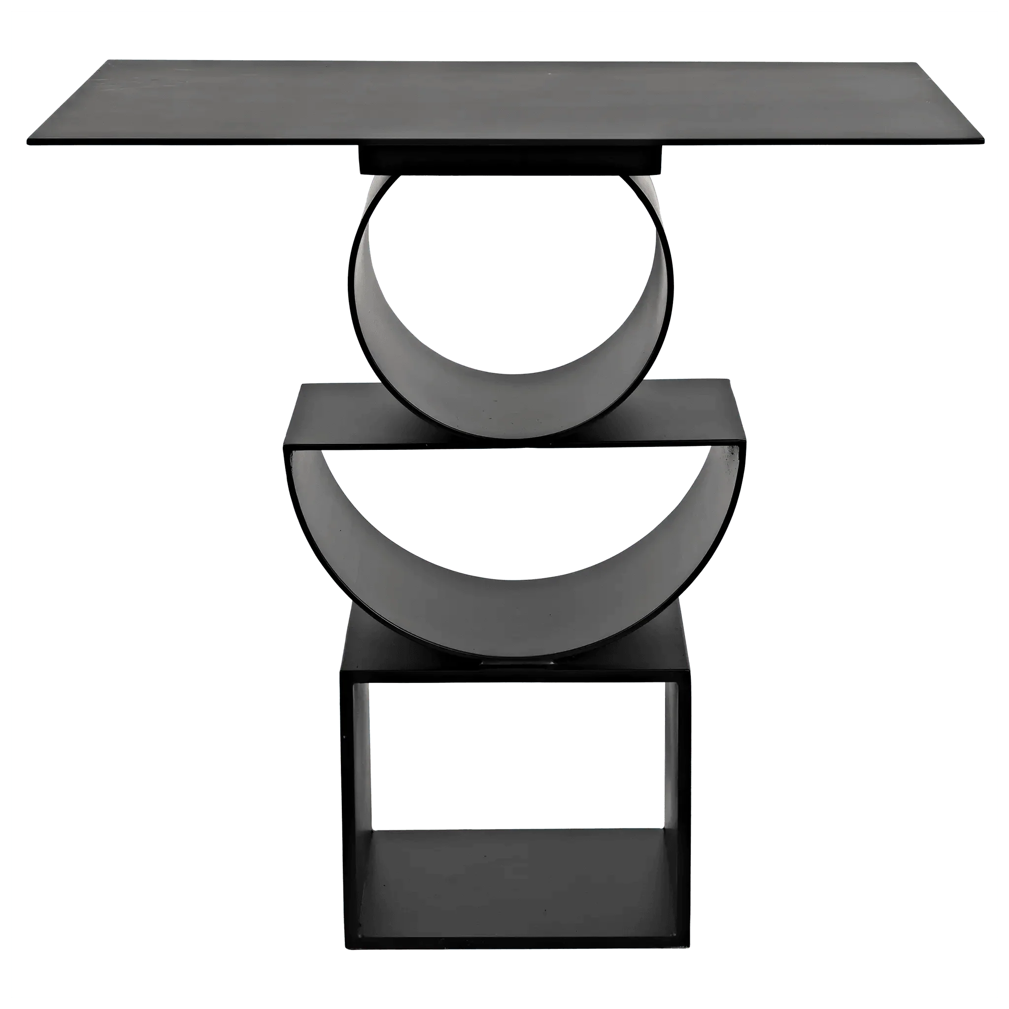 Shape Side Table, Black Steel - Frankwebs