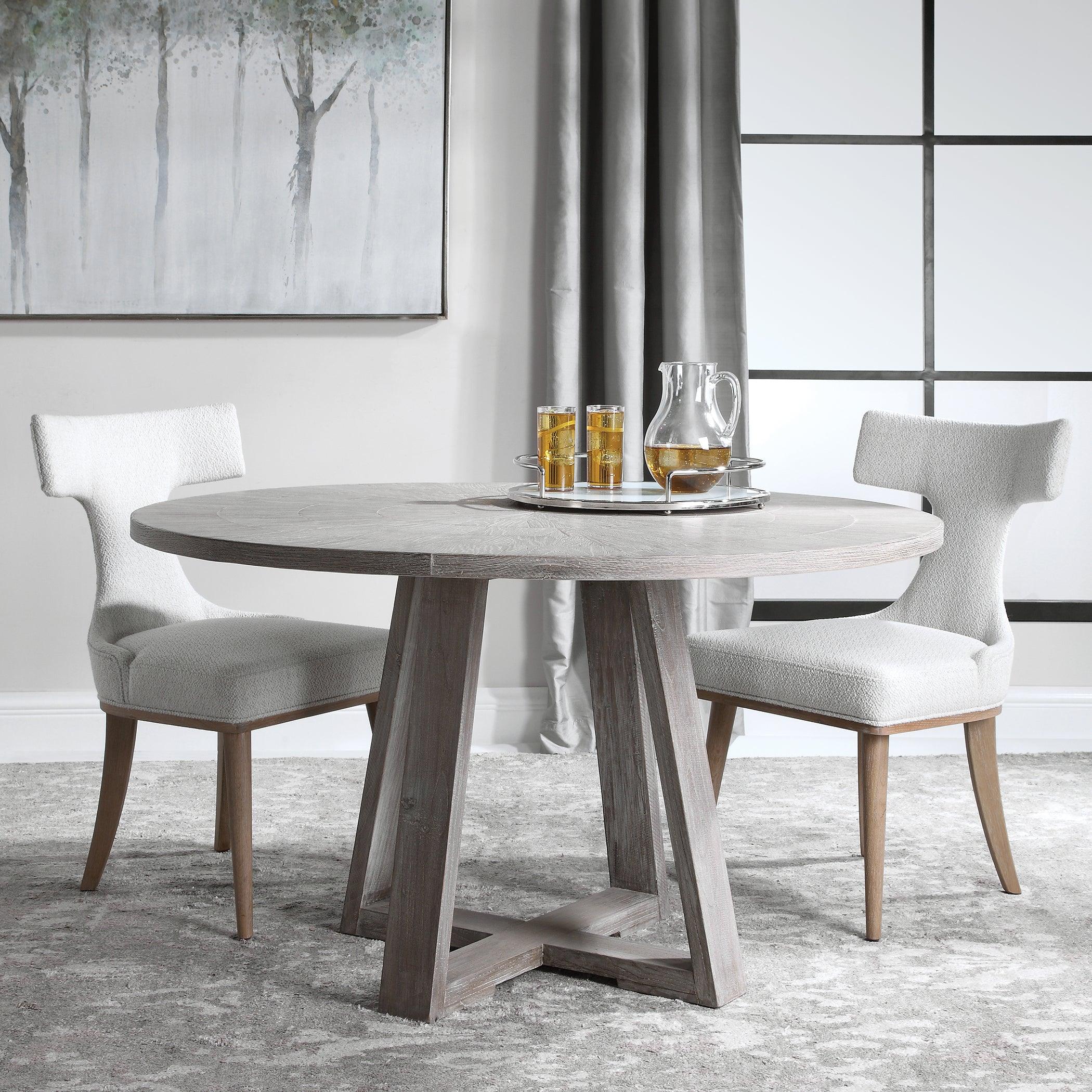 GIDRAN GRAY DINING TABLE - Frankwebs