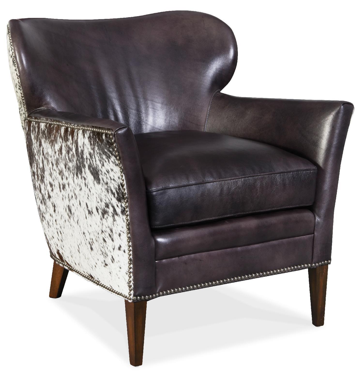 Kato Leather Club Chair with Salt Pepper HOH - Frankwebs