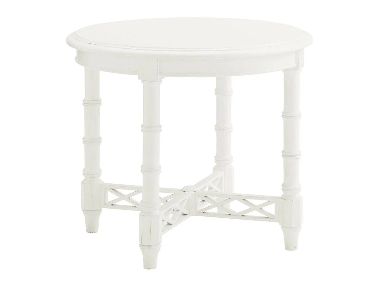 Ivory Key Edgehill Round Lamp Table - Frankwebs
