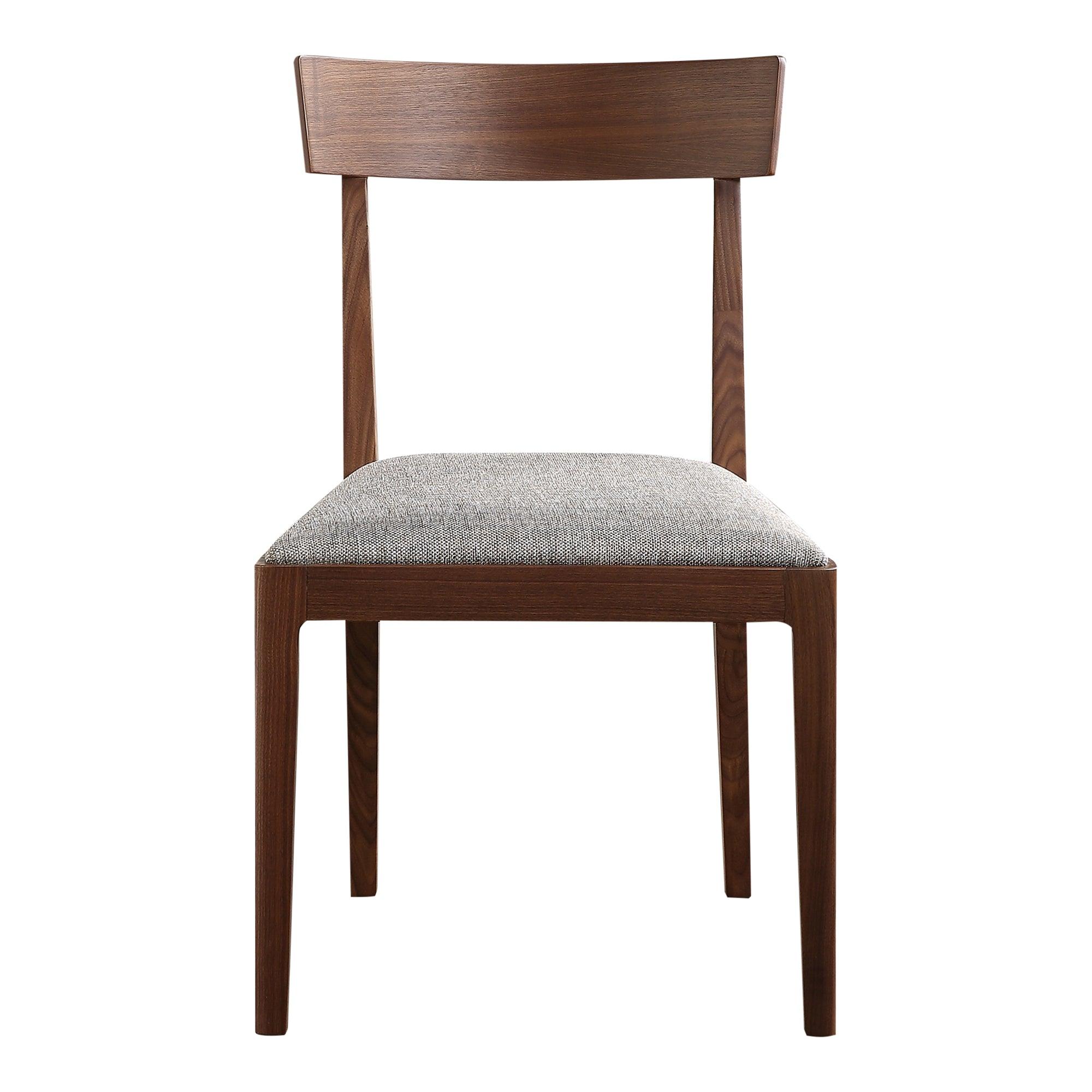 Leone Dining Chair Walnut - Set Of Two - Frankwebs