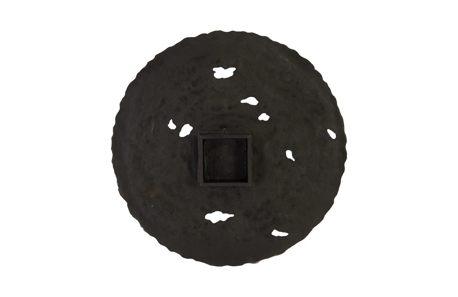 Molten Wall Disc, Large, Silver Leaf - Frankwebs