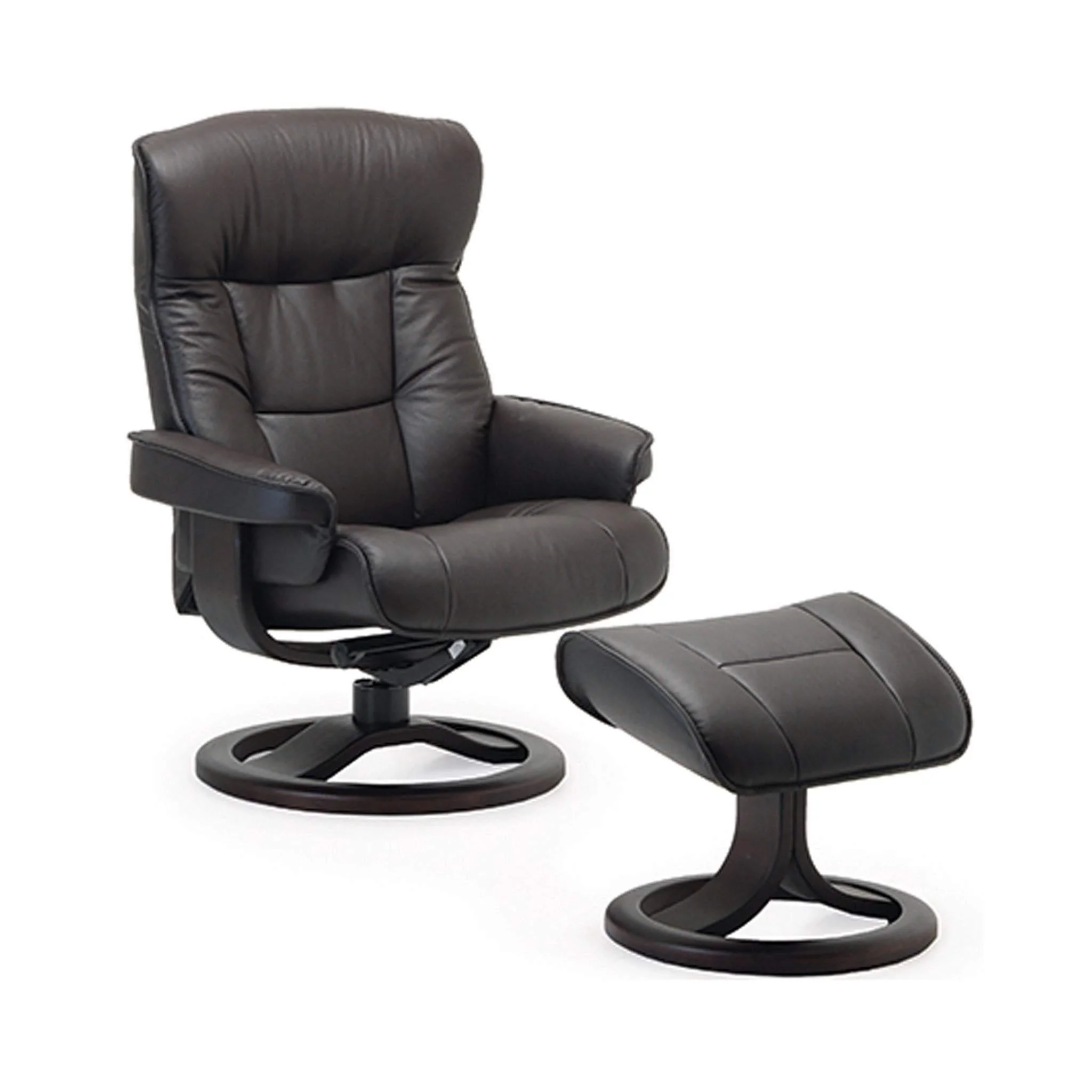 Bergen R Recliner with Footstool - Frankwebs