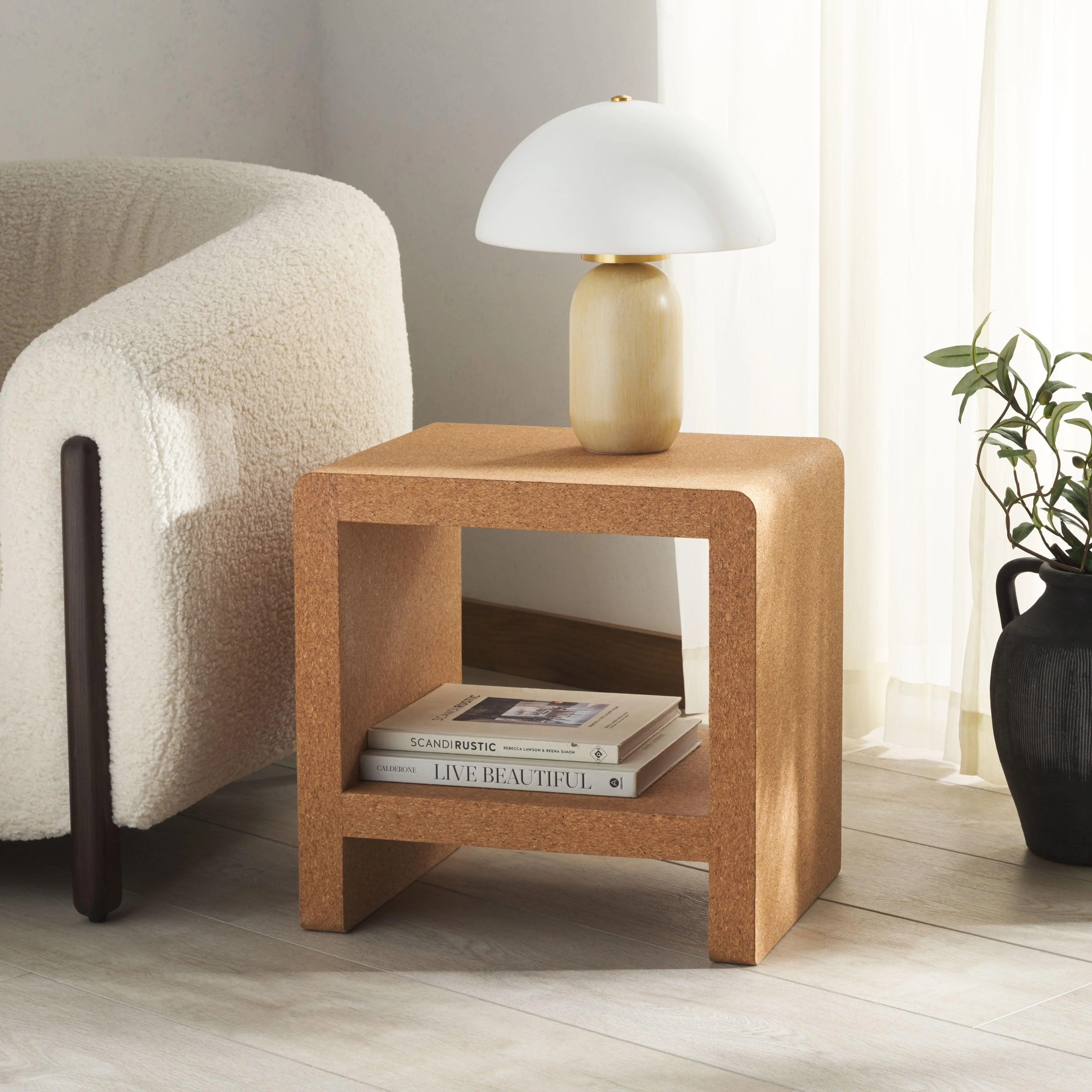 Daysie Cork Accent Table - Frankwebs