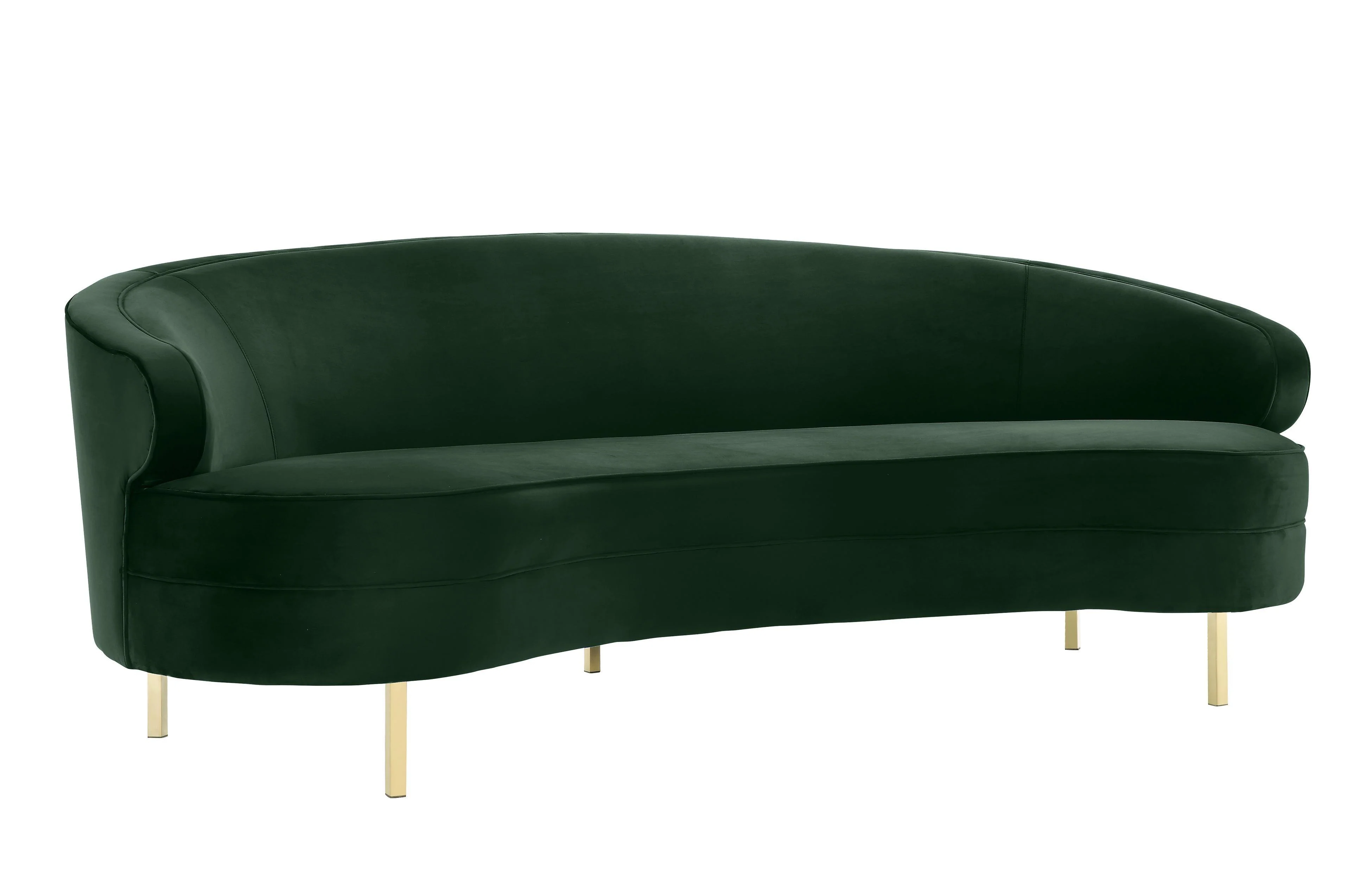 Baila Forest Green Velvet Sofa - Frankwebs