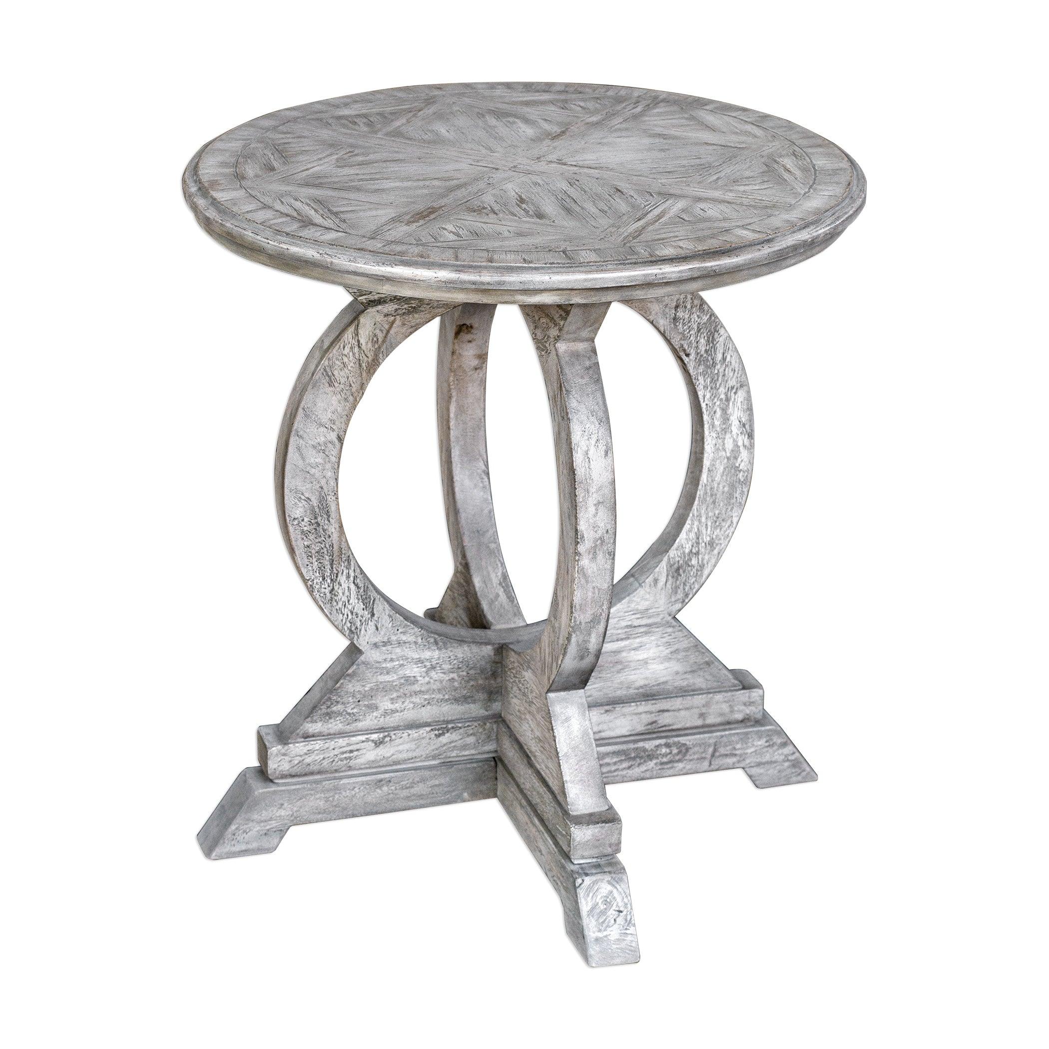 Maiva White Side Table - Frankwebs