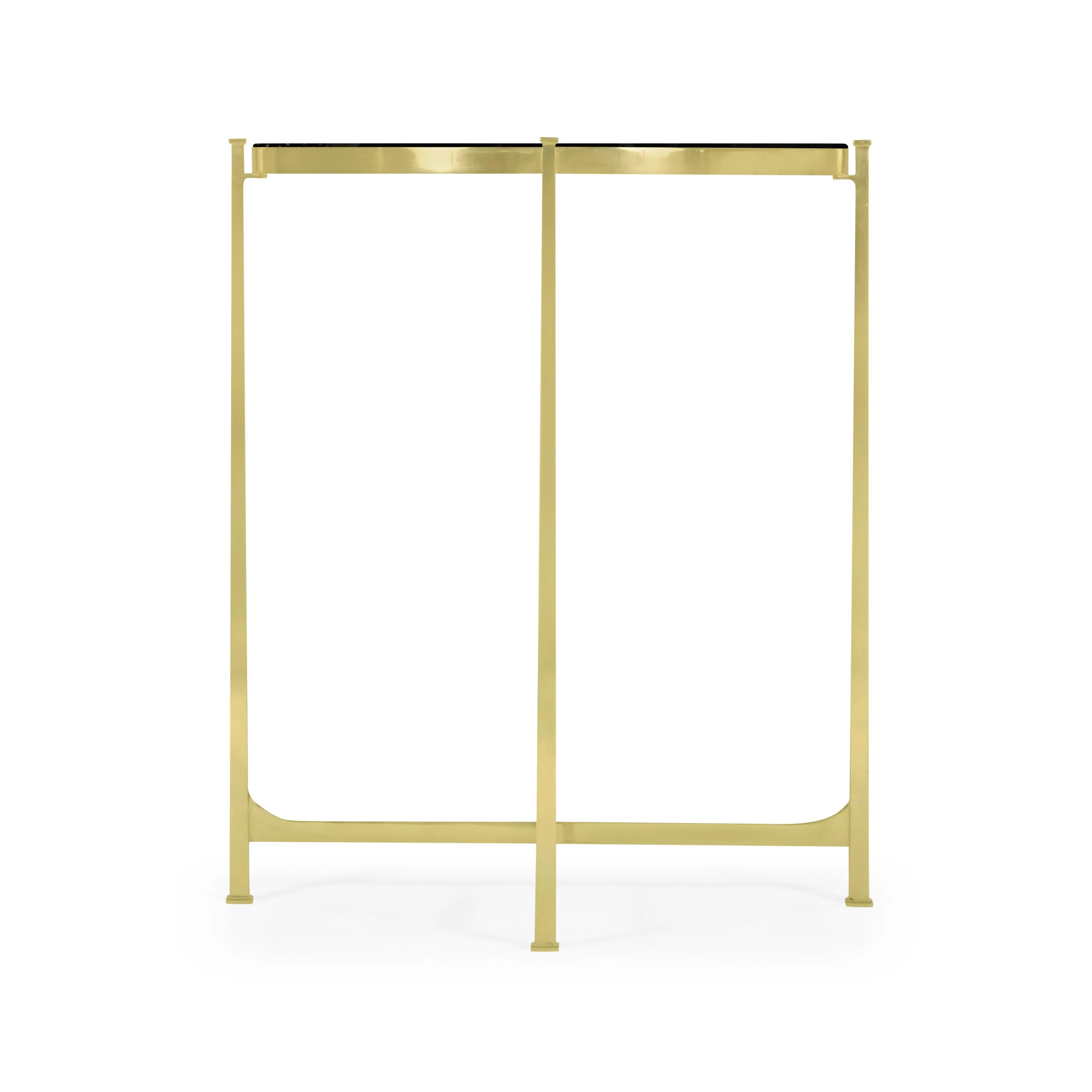 Modern Accents Solid Brass Round Lamp Table - Frankwebs