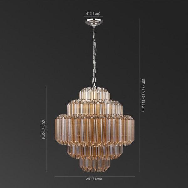 ADALINE GLASS CHANDELIER - Frankwebs
