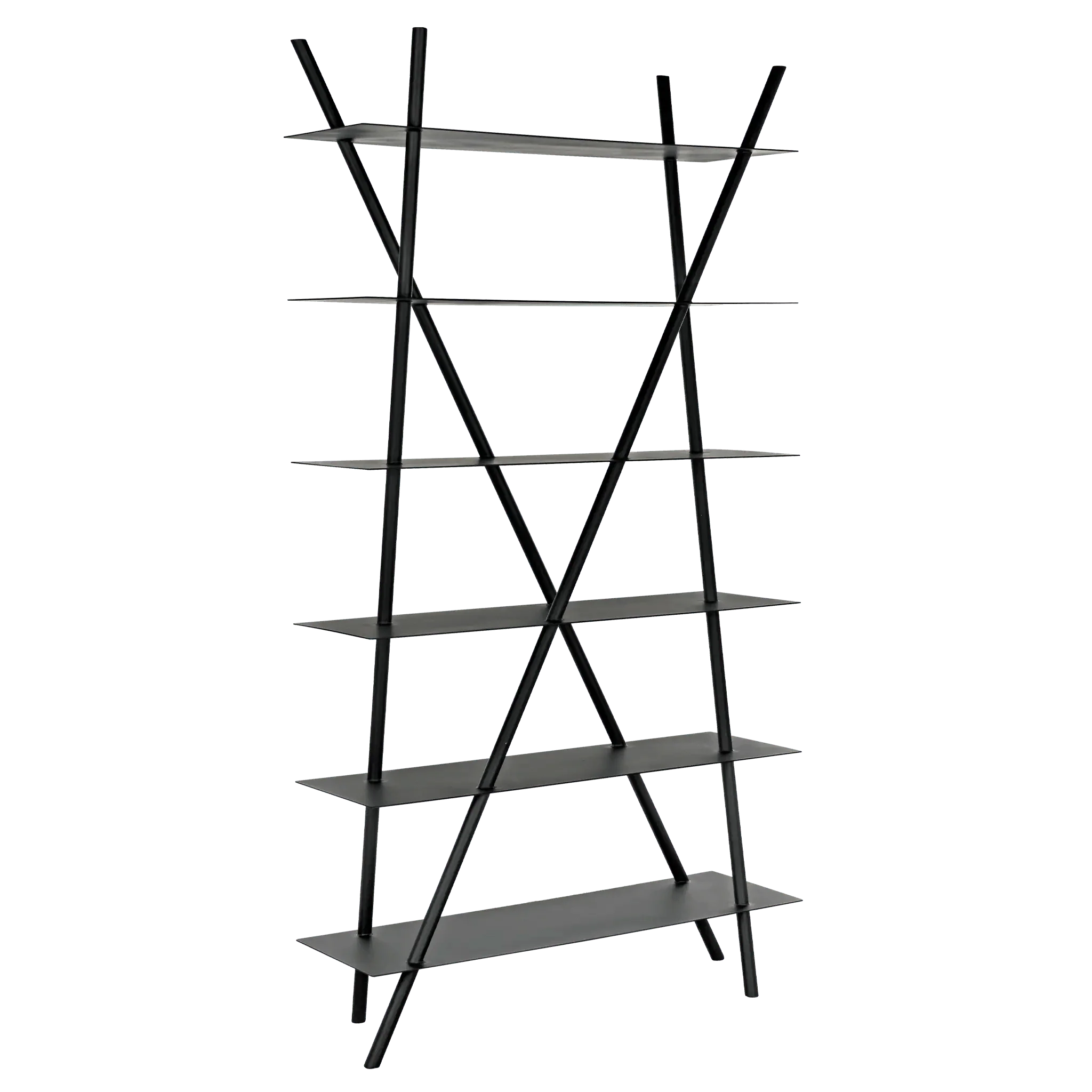 Siddhartha Bookcase, Black Metal - Frankwebs