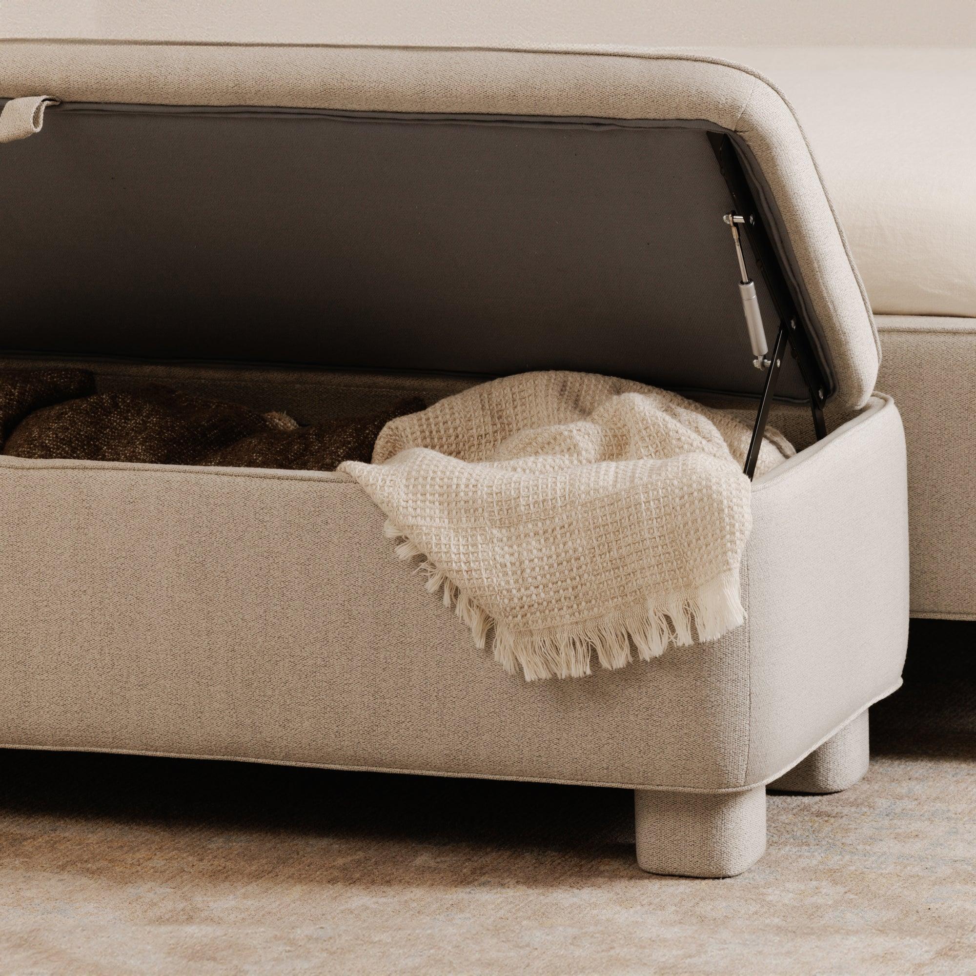 Ichigo Storage Bench Light Grey - Frankwebs
