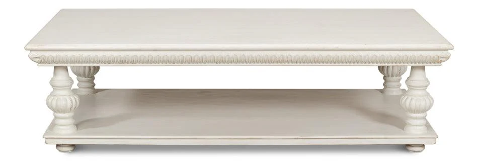 Hugo Cocktail Table - Antique White - Frankwebs