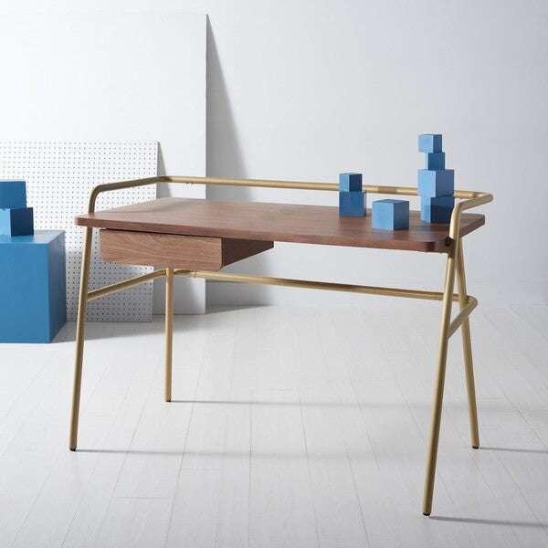 REGIS METAL AND WOOD DESK - Frankwebs