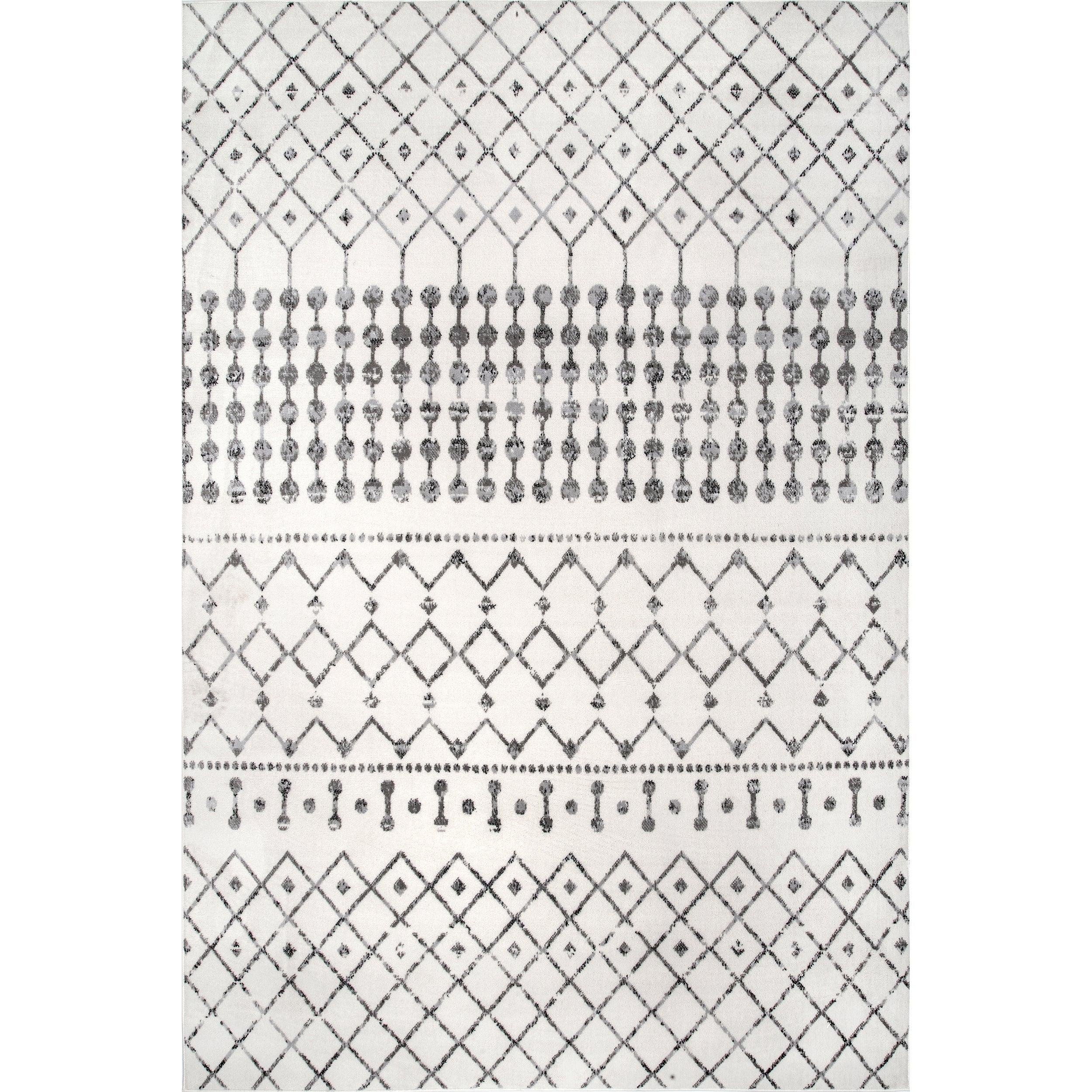 Zola Geometric Moroccan Area Rug - Frankwebs