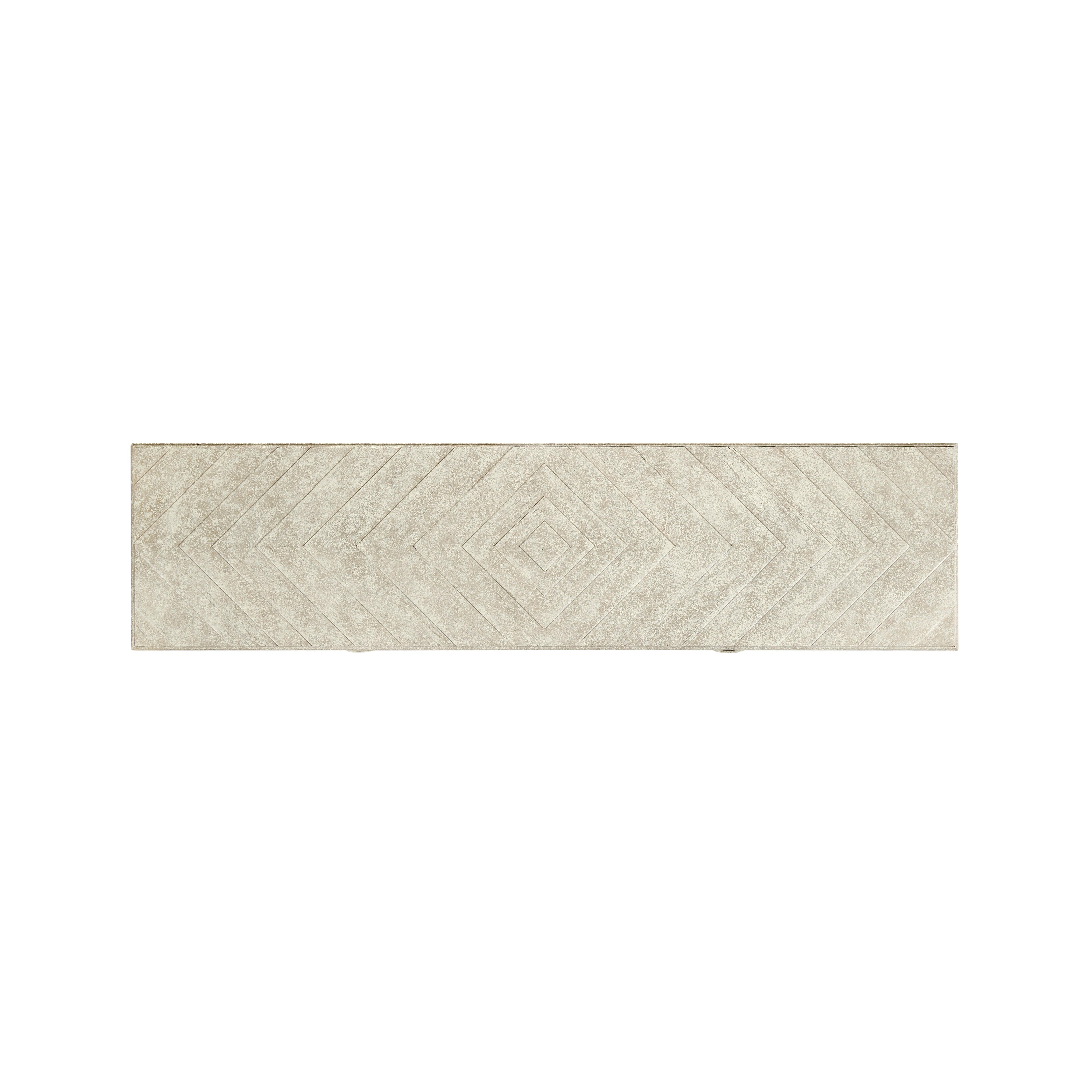 Casual Accents Whitewash Driftwood Inlay Top Console Table - Frankwebs