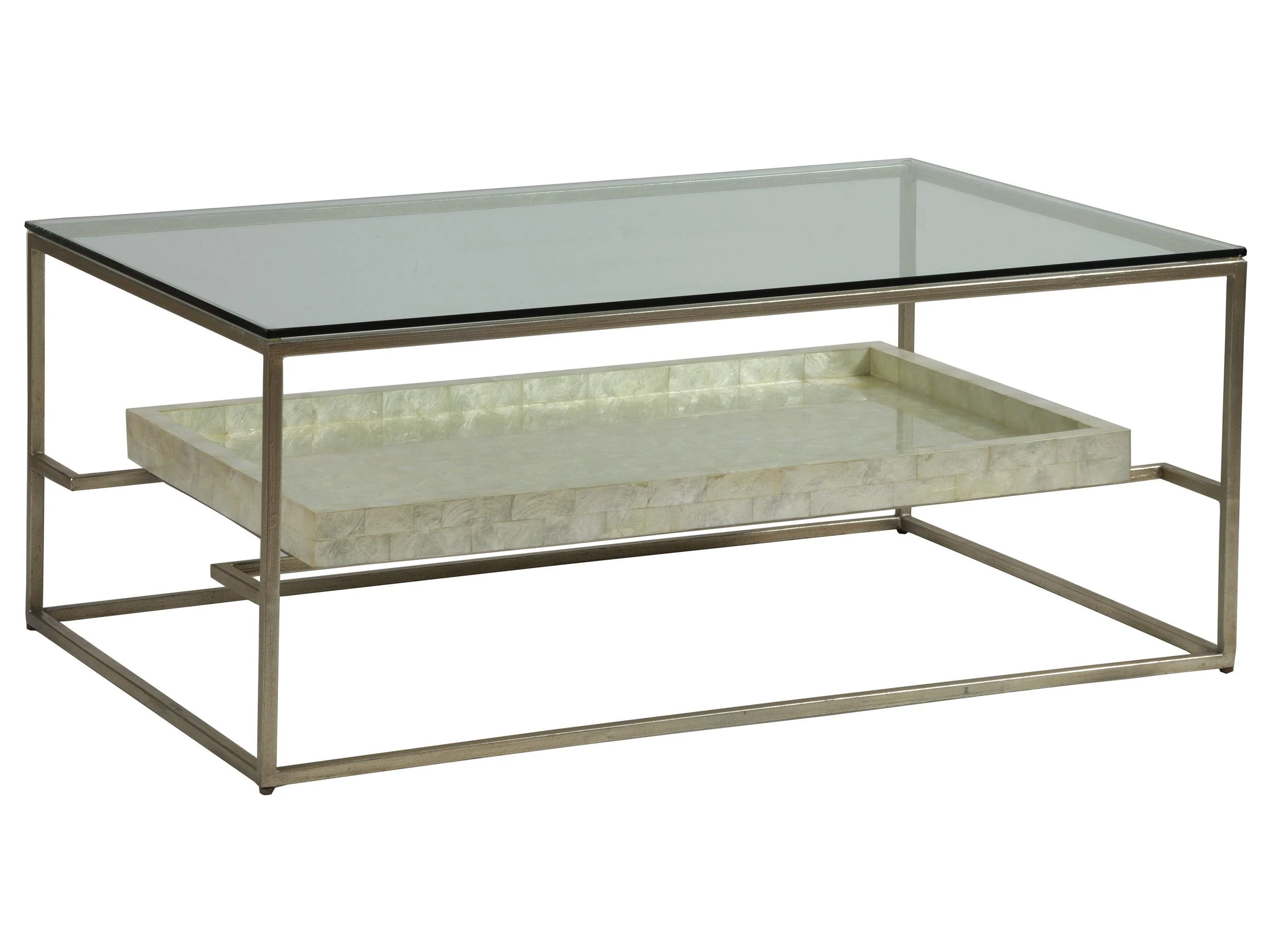 Signature Designs Cumulus Capiz Rectangular Cocktail Table - Frankwebs