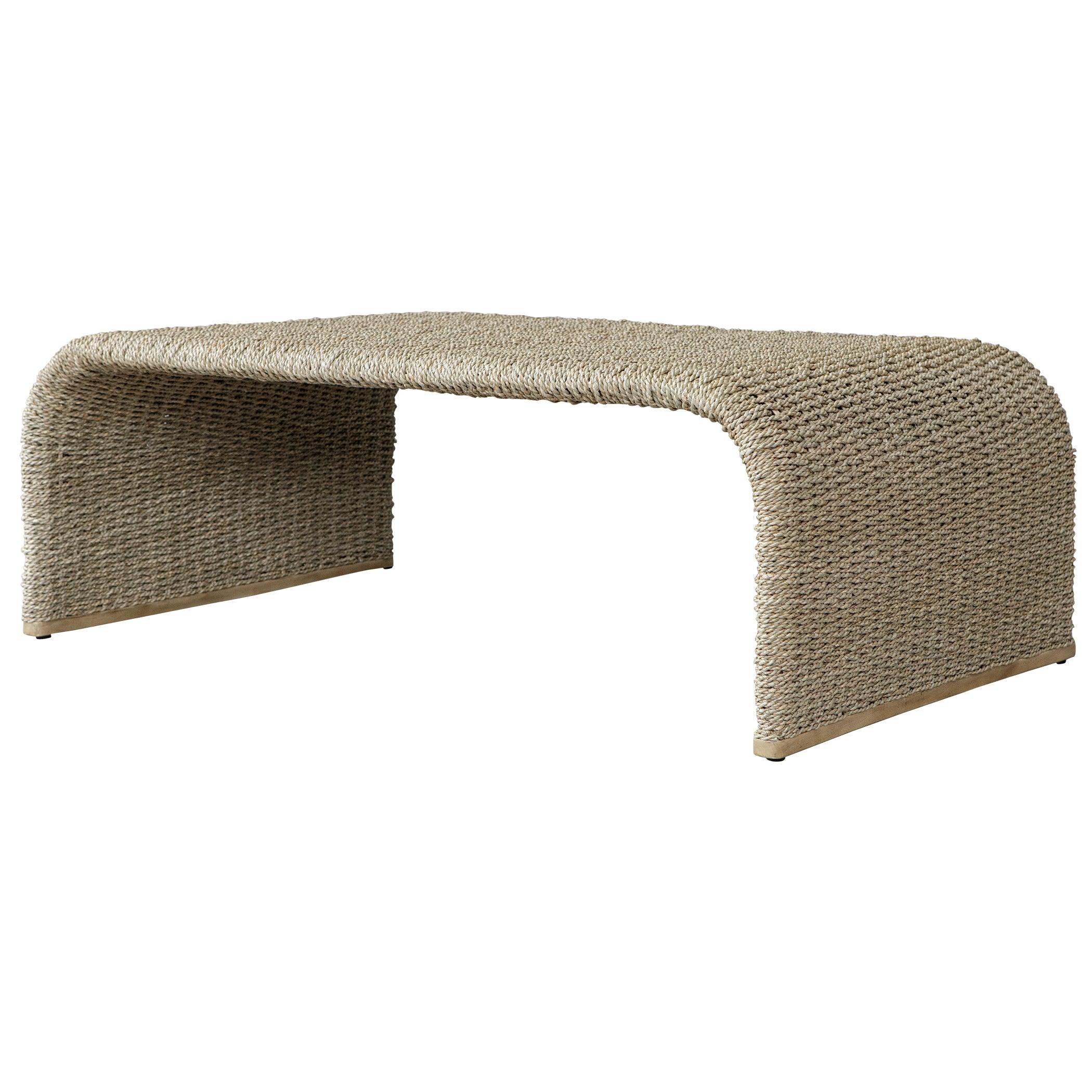 Calabria Woven Seagrass Coffee Table - Frankwebs