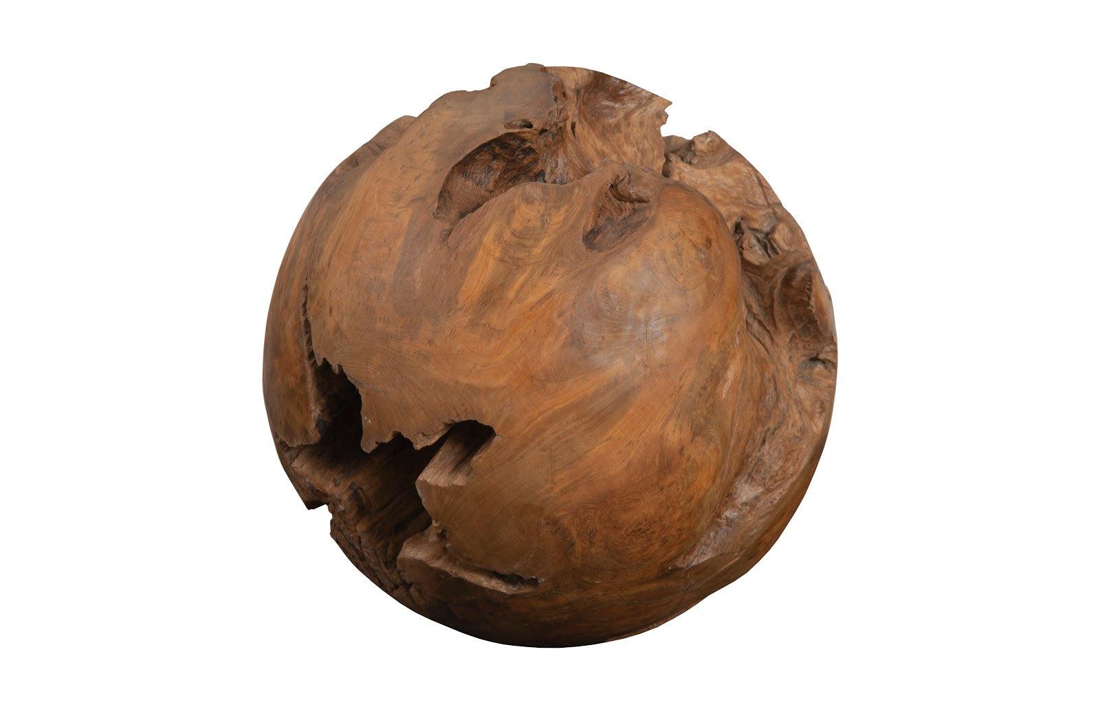 Teak Wood Ball, Large - Frankwebs