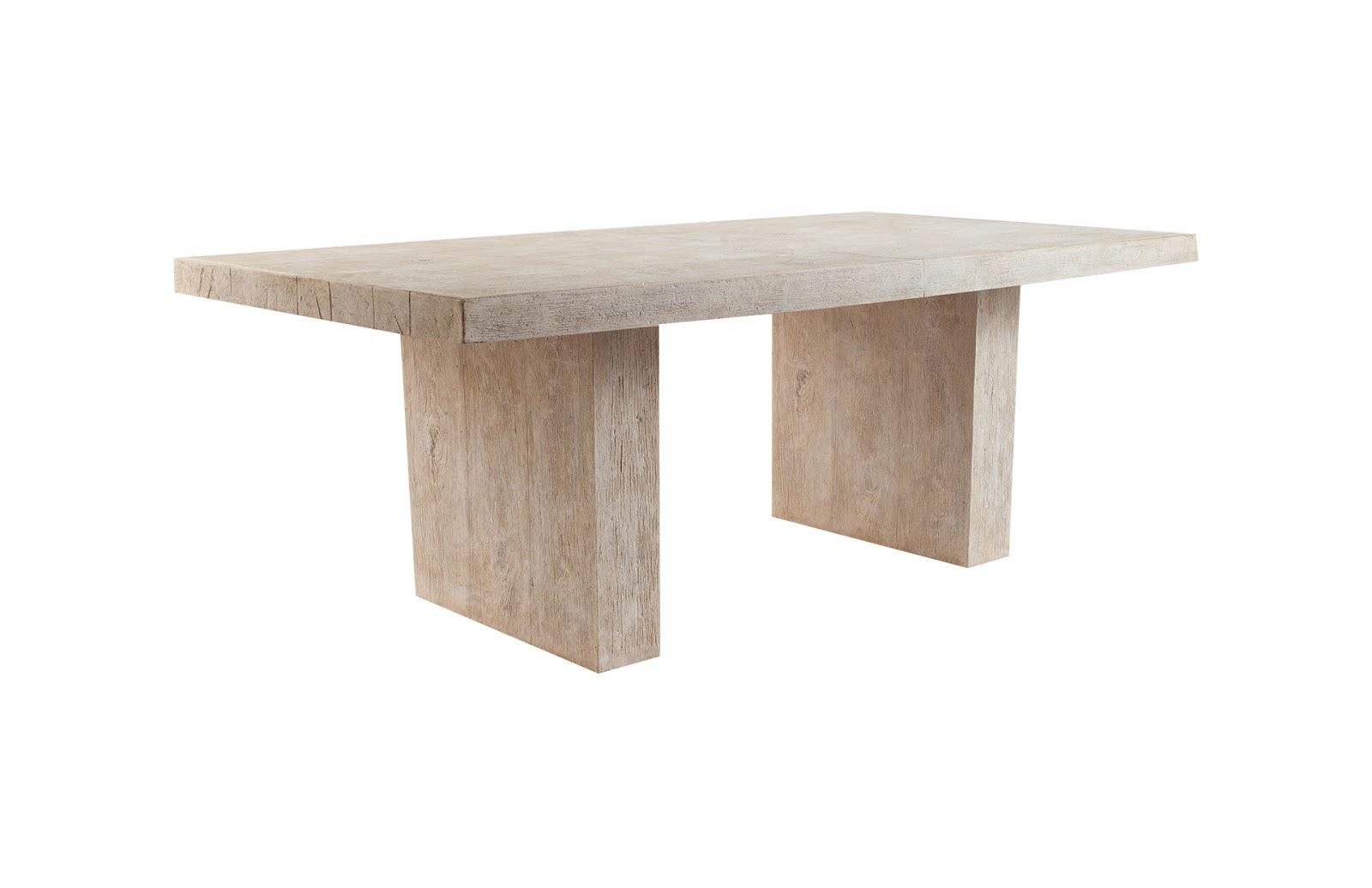 Old Lumber Dining Table, Roman Stone - Frankwebs