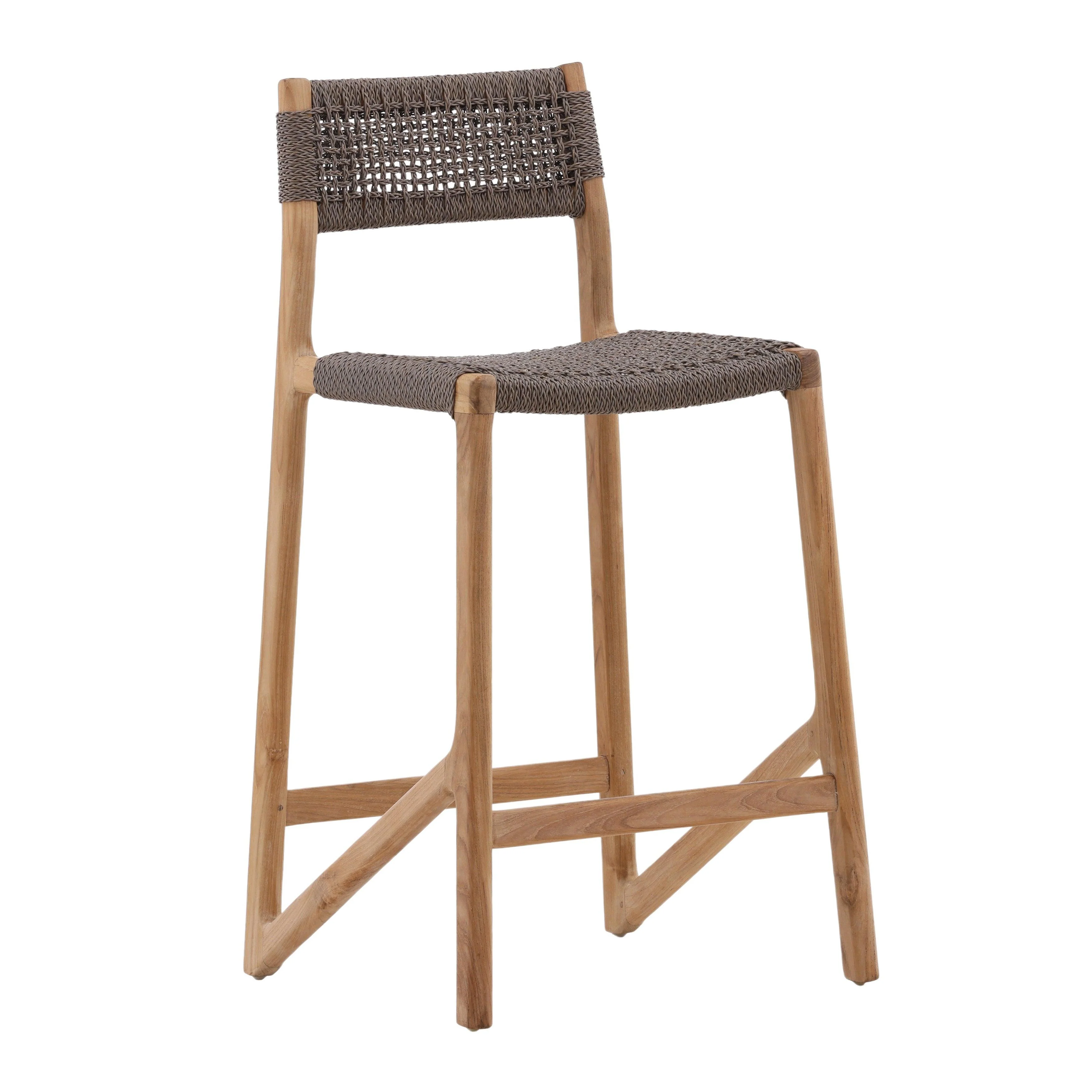 Isidro Outdoor Counter Stool Grey - Frankwebs