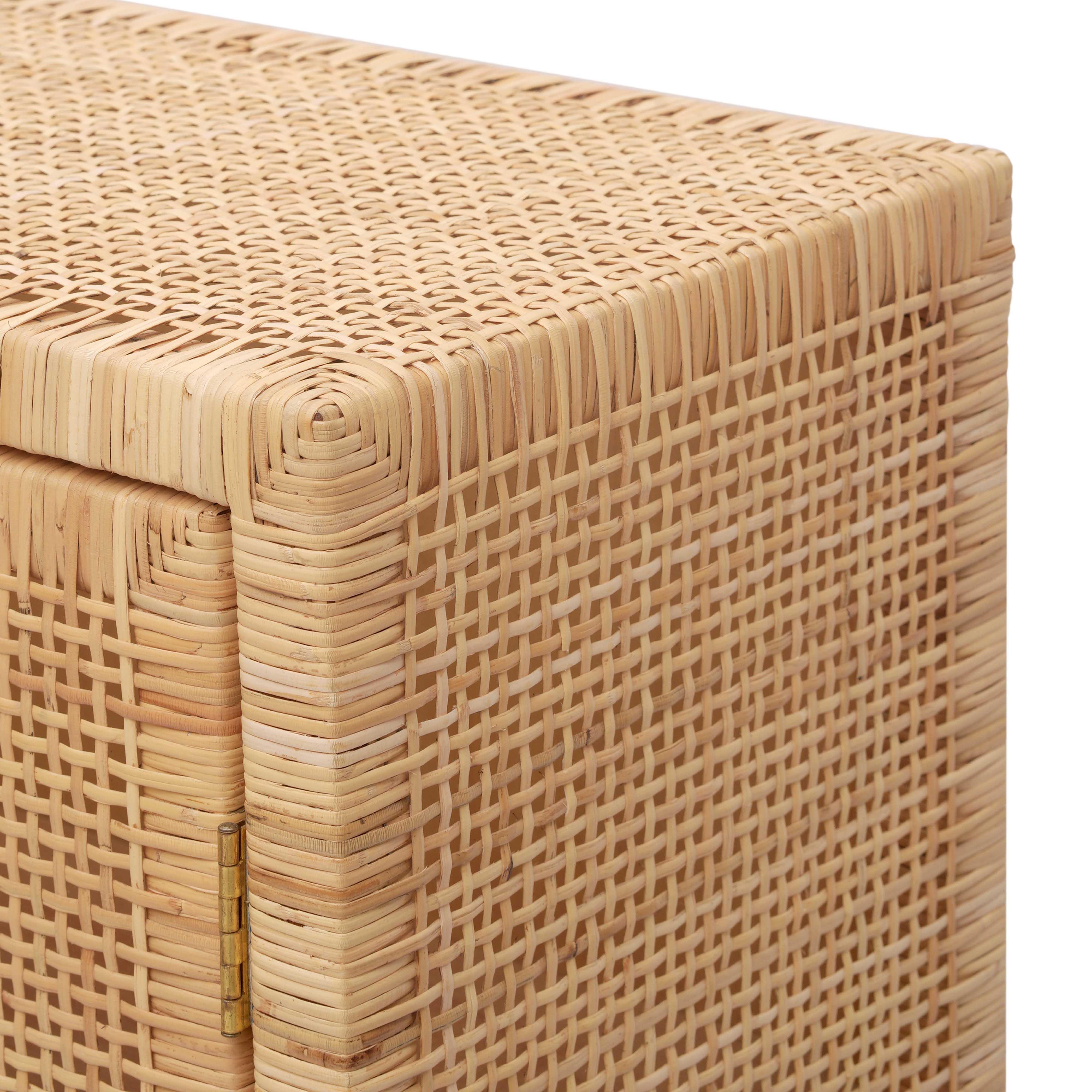 Amara Natural Woven Rattan Cabinet - Frankwebs