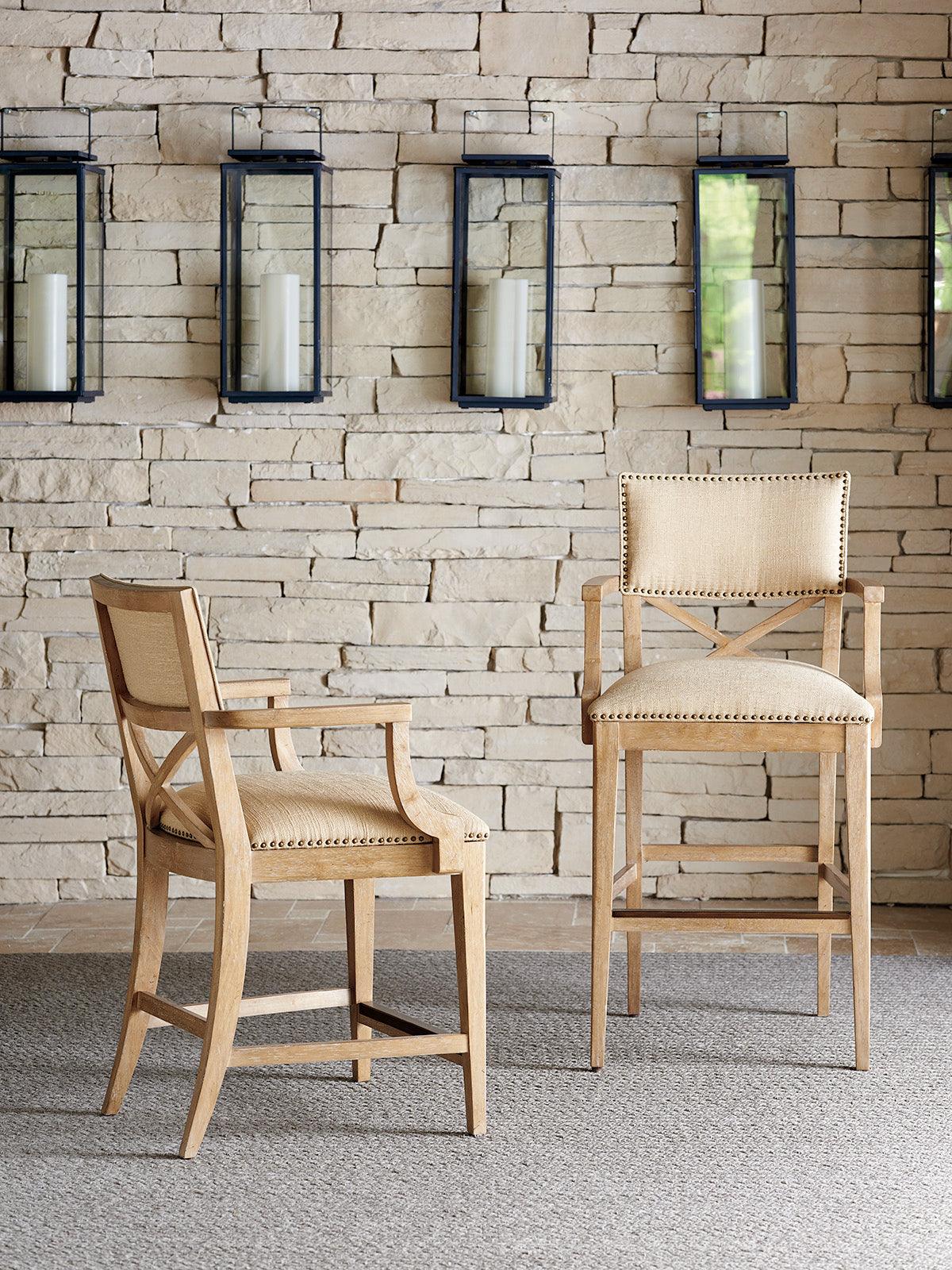 Los Altos Sutherland Upholstered Counter Stool - Frankwebs