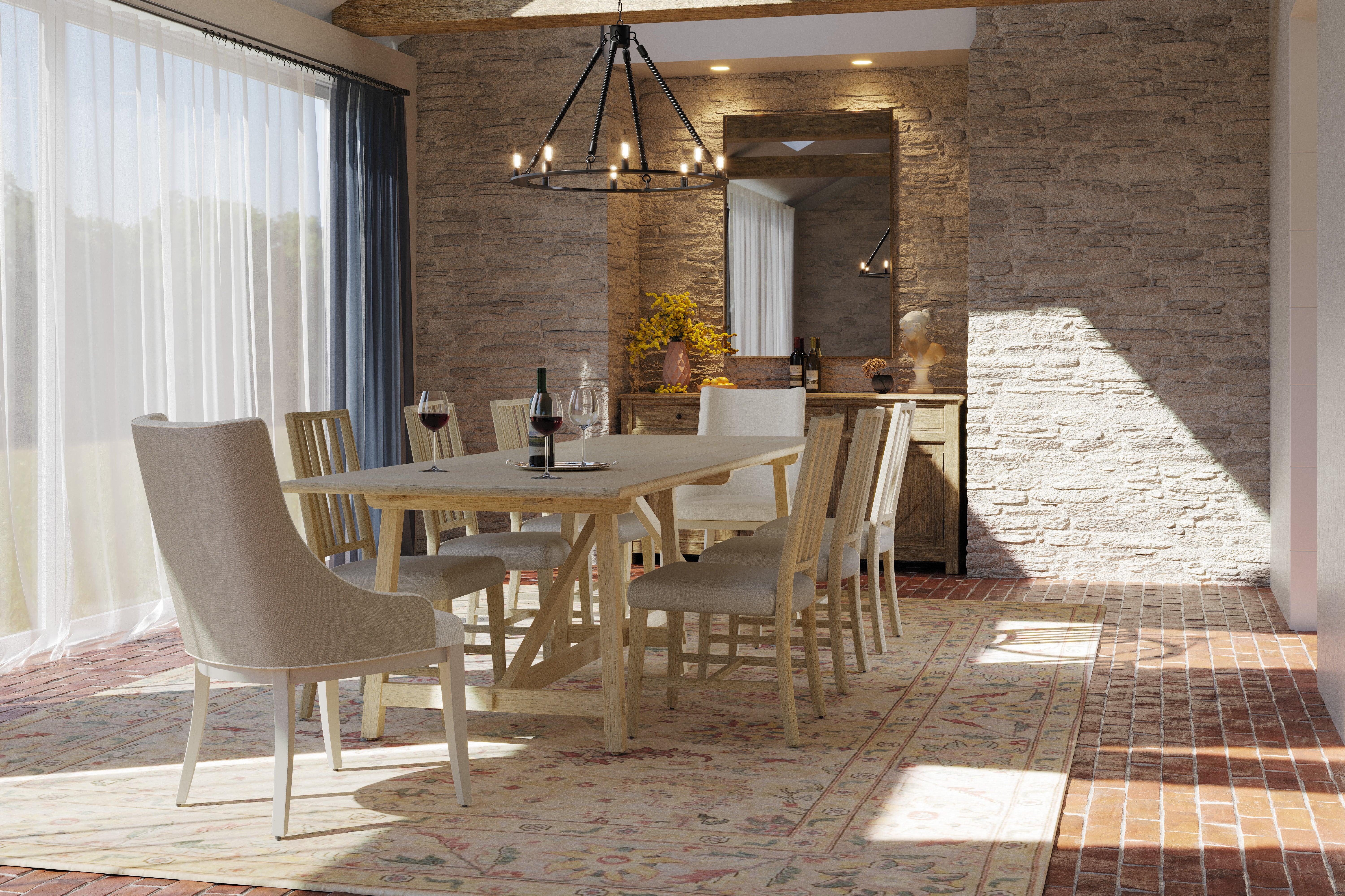 Timeless Sidereal French Laundry Dining Table 125