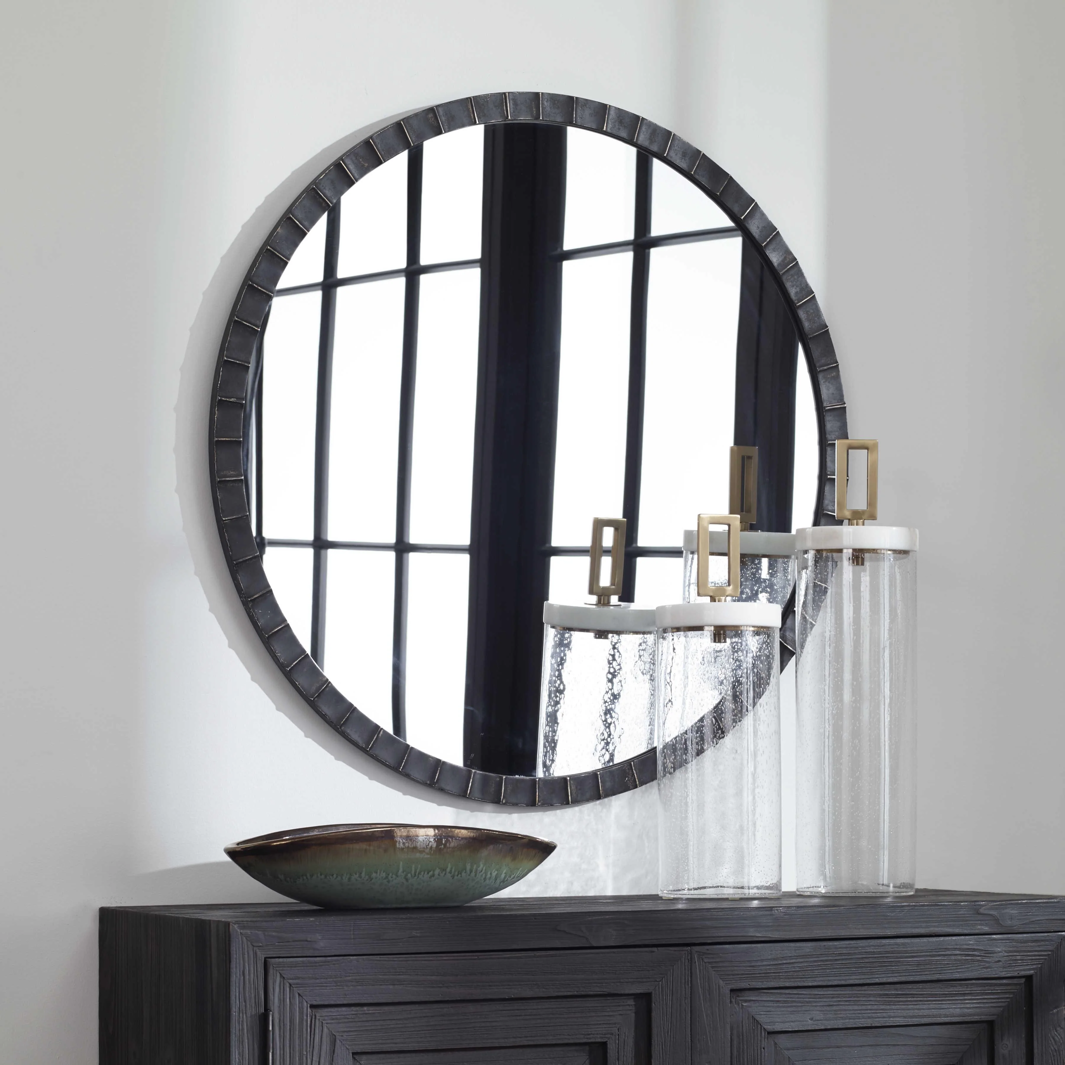 DANDRIDGE ROUND INDUSTRIAL MIRROR - Frankwebs