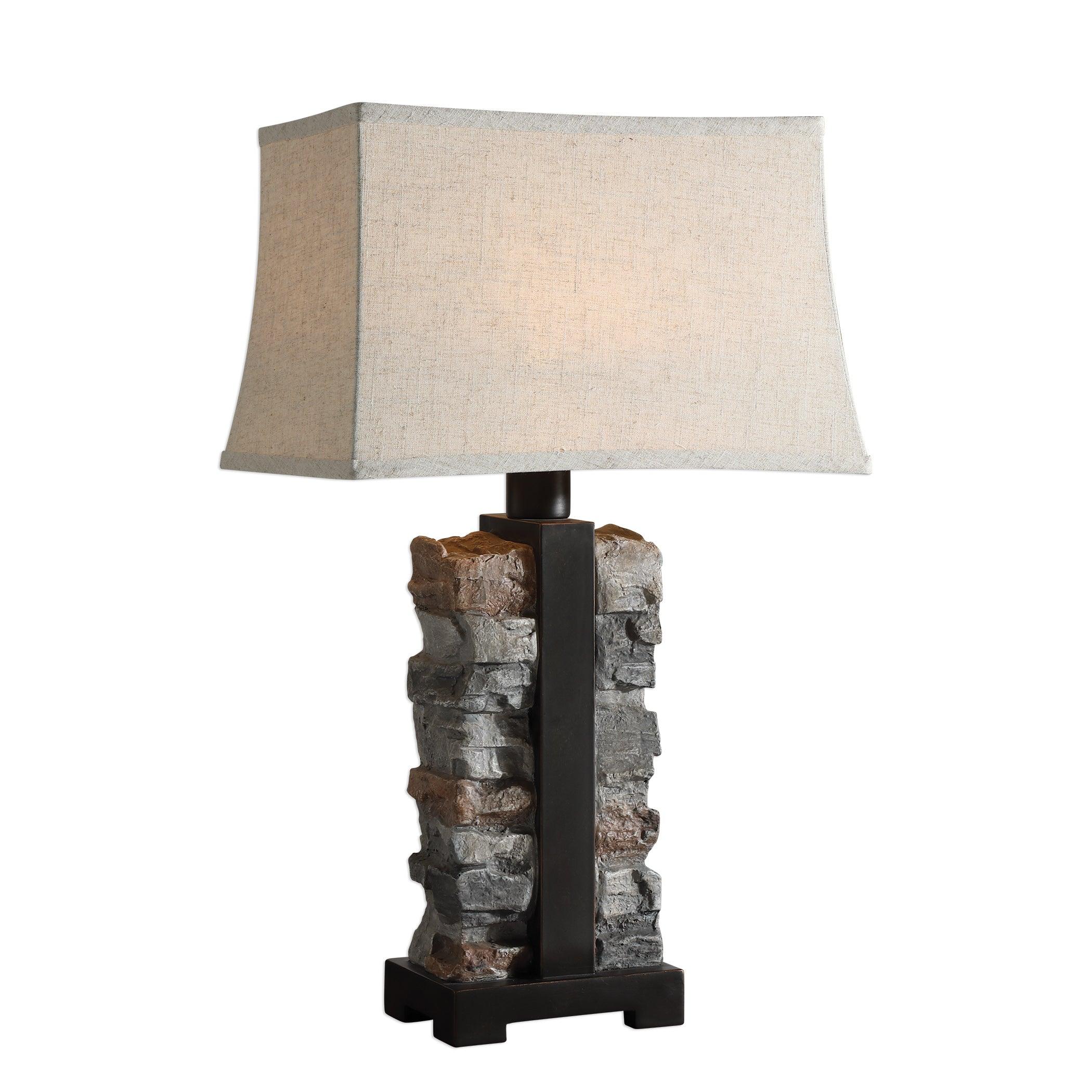 Kodiak Stacked Stone Lamp - Frankwebs