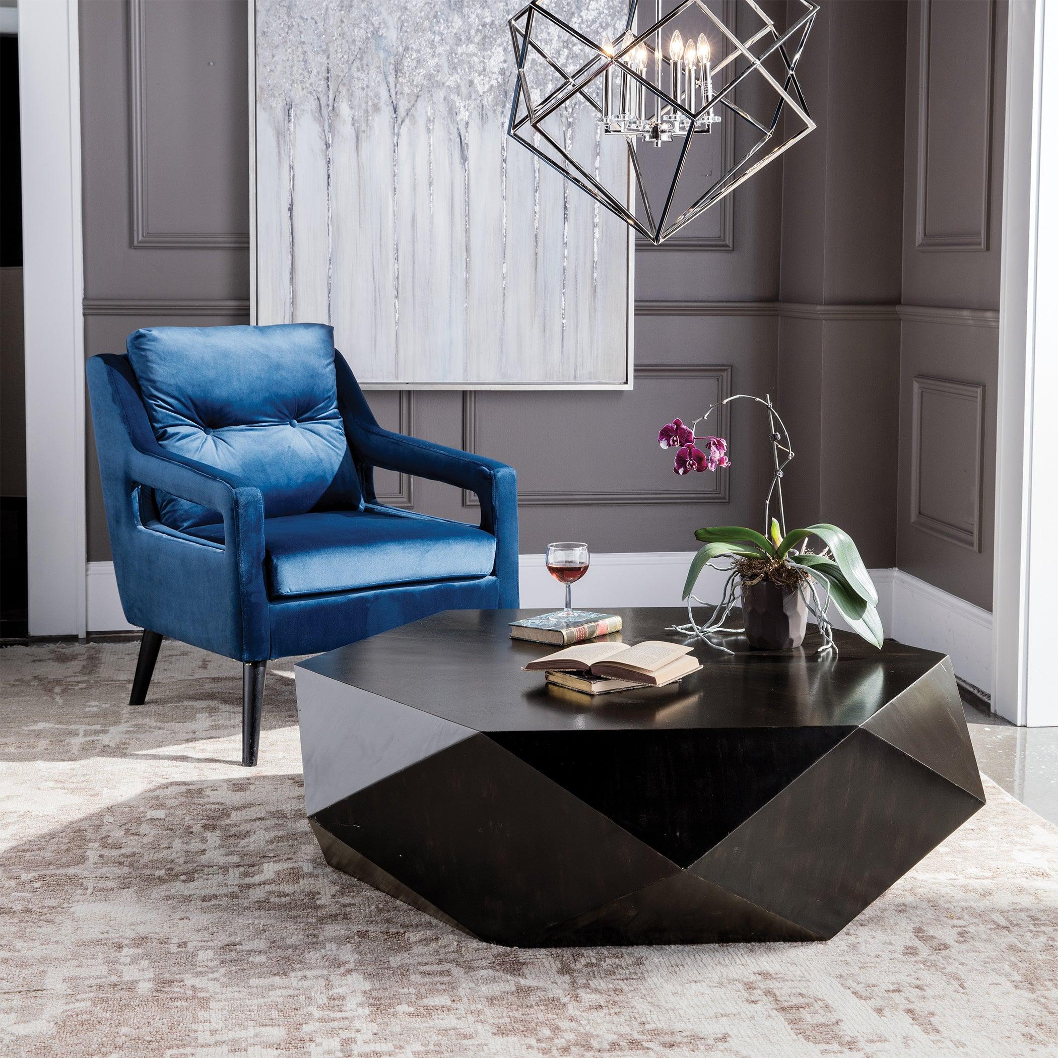 VOLKER WORN BLACK COFFEE TABLE - Frankwebs