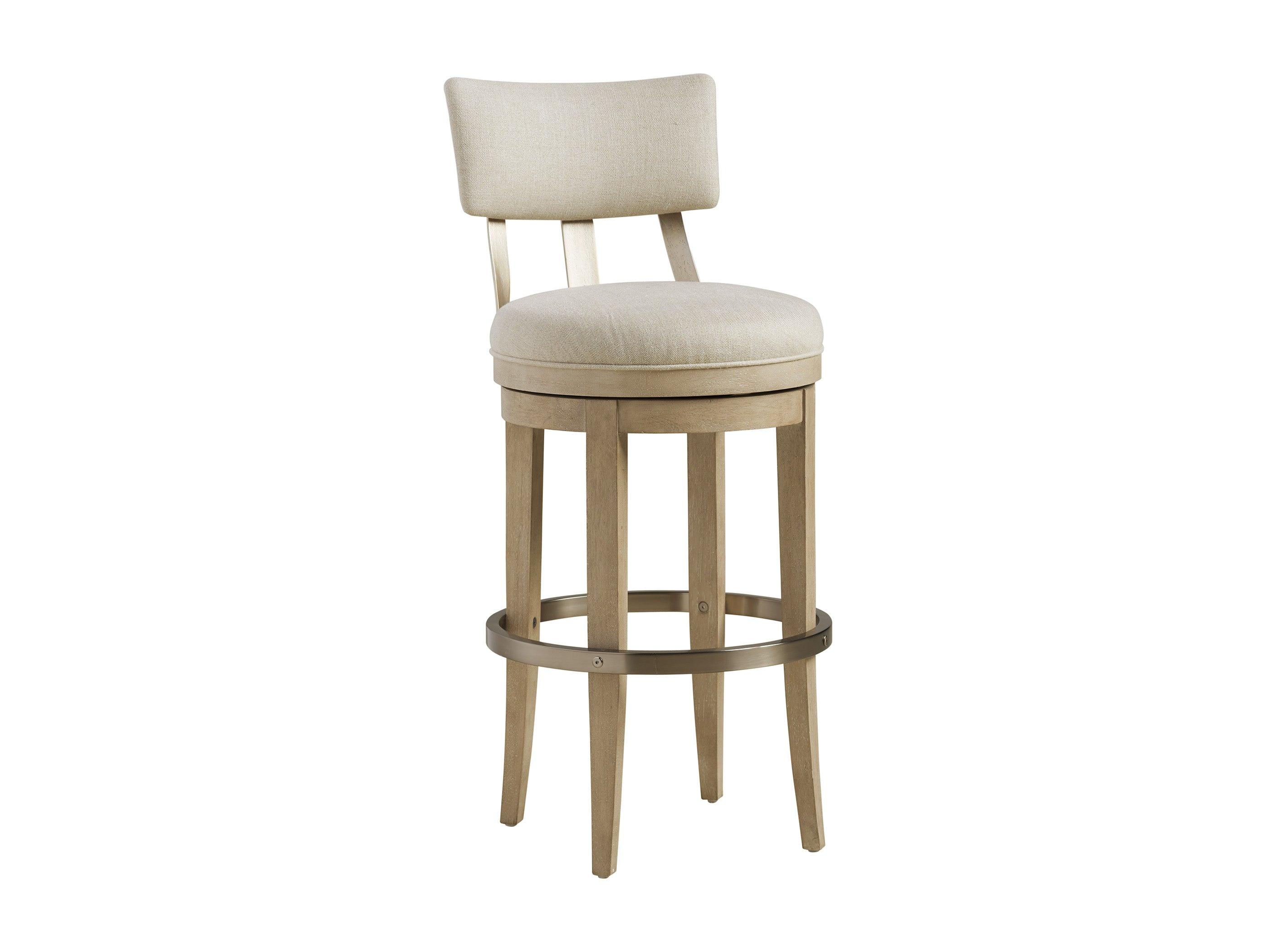 Malibu Cliffside Swivel Upholstered Bar Stool - Frankwebs
