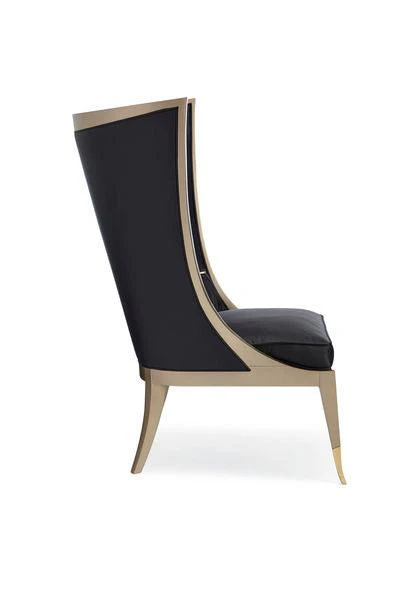 POP YOUR COLLAR CHAIR BLACK - Frankwebs