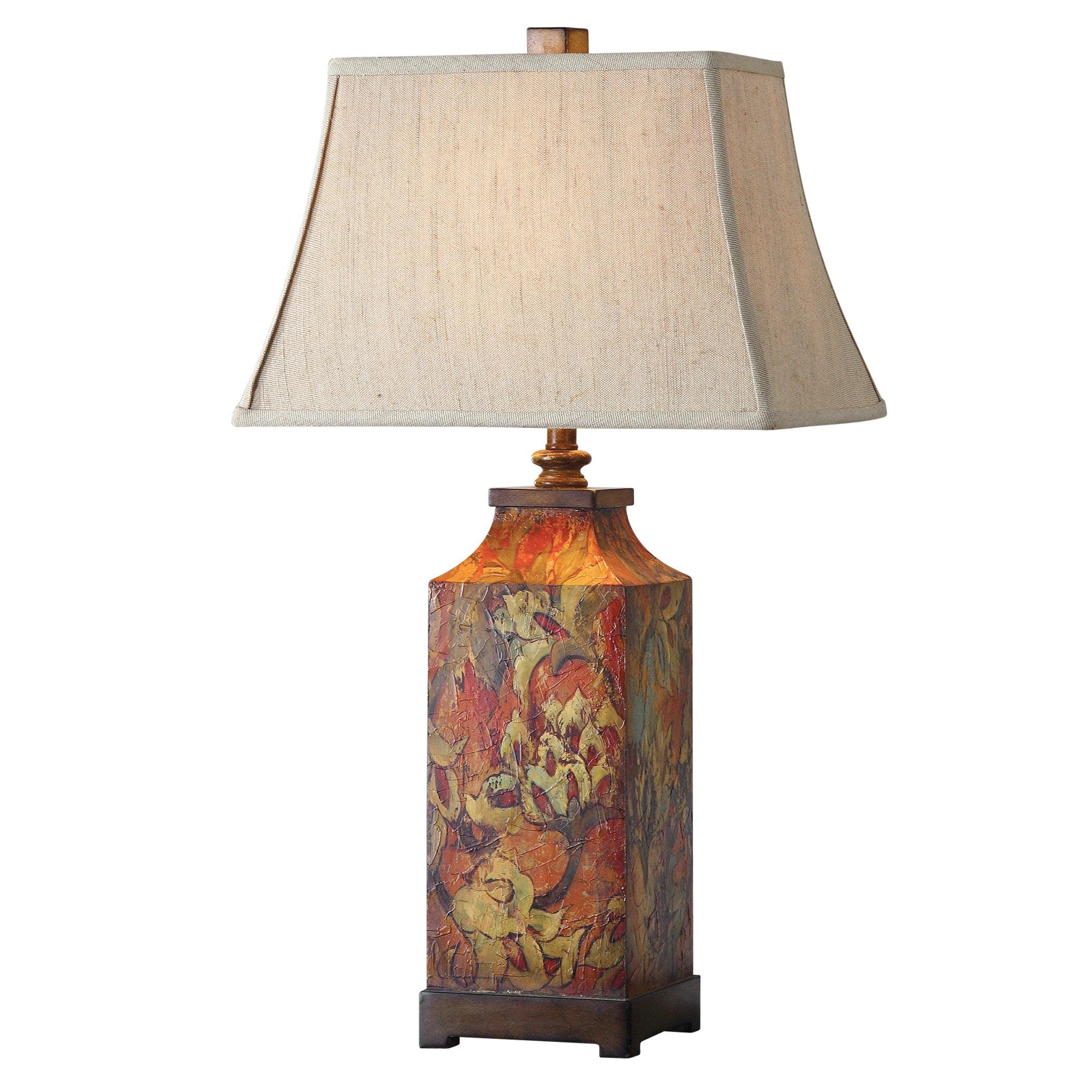 COLORFUL FLOWERS TABLE LAMP - Frankwebs