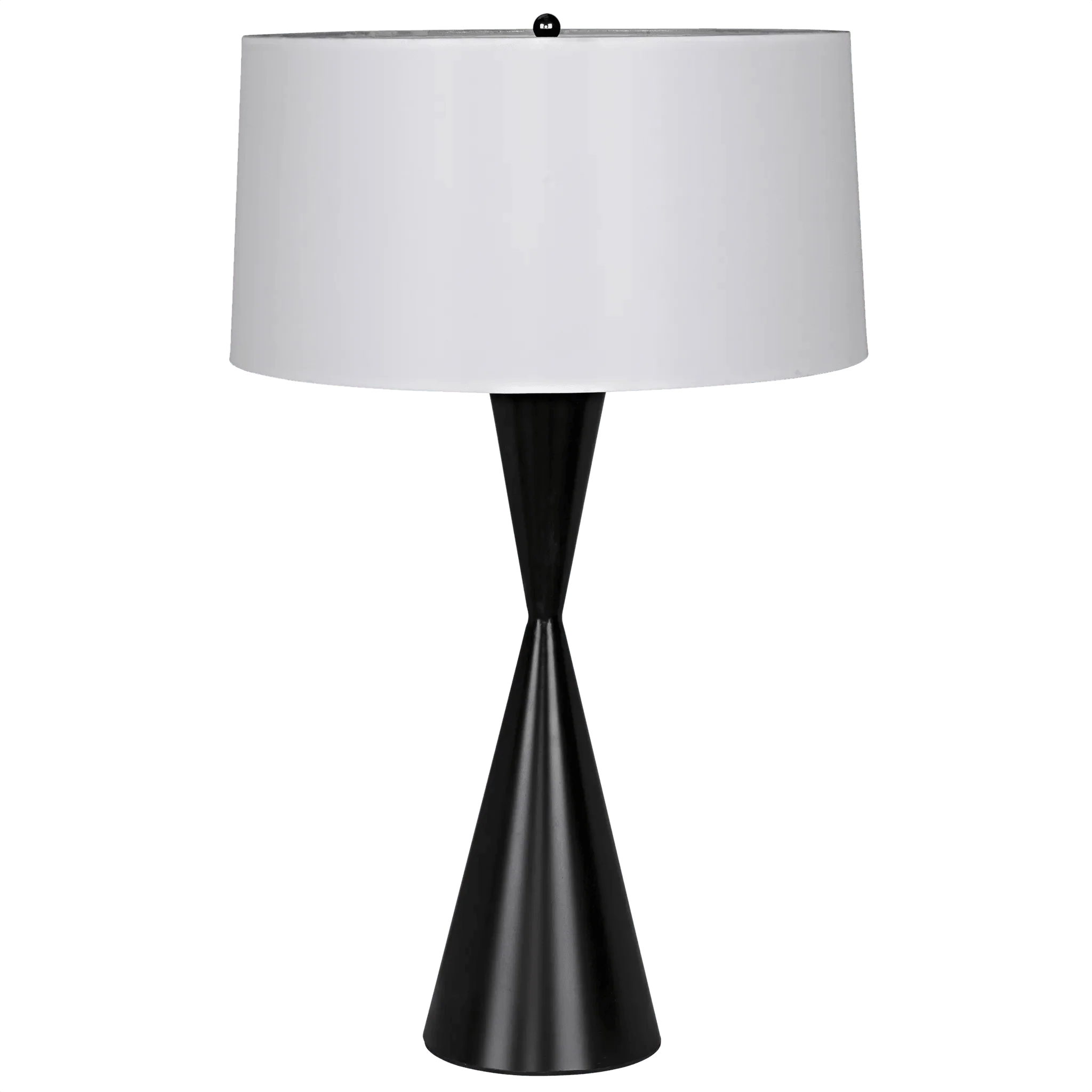 Noble Table Lamp with Shade, Black Steel - Frankwebs
