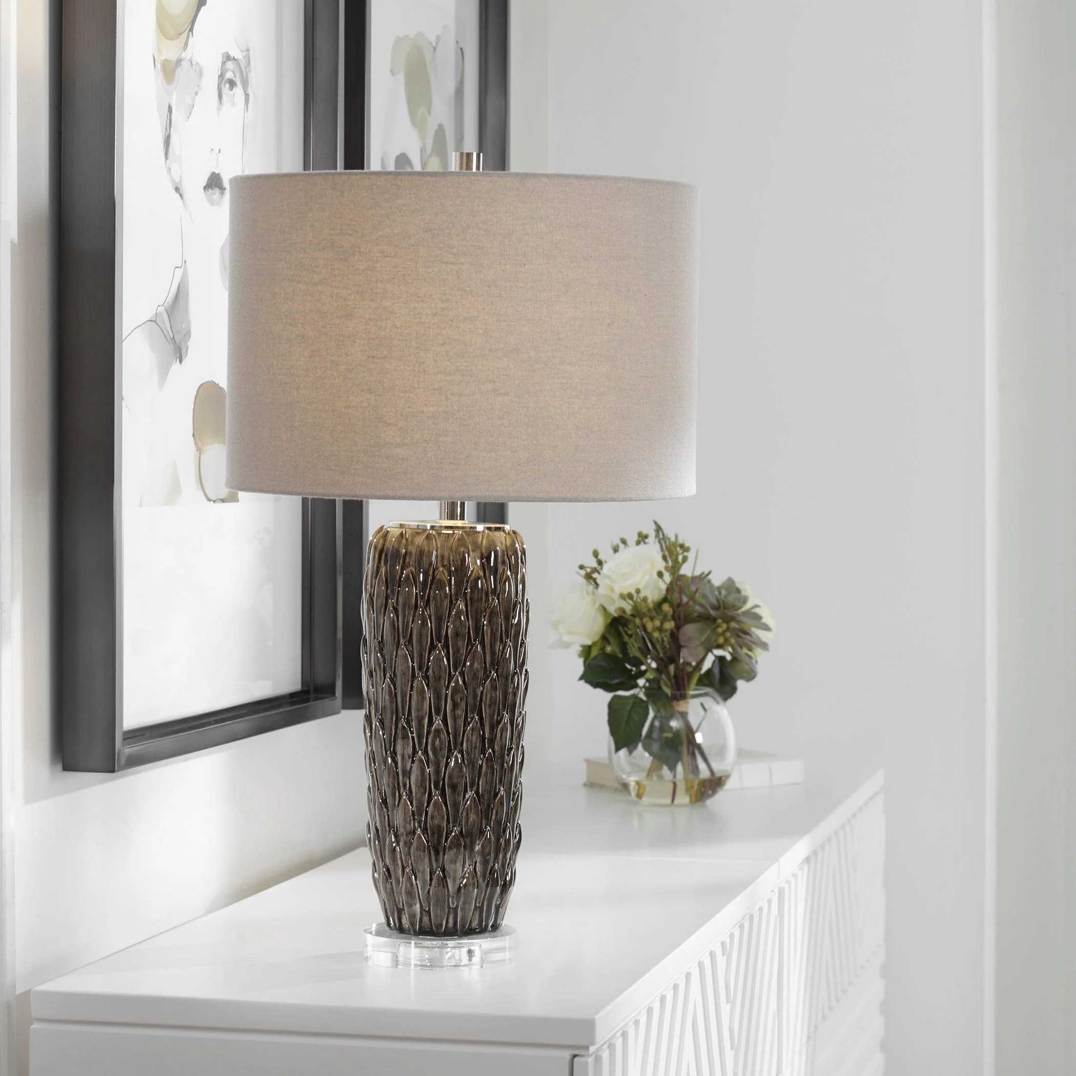 NETTLE TEXTURED TABLE LAMP - Frankwebs