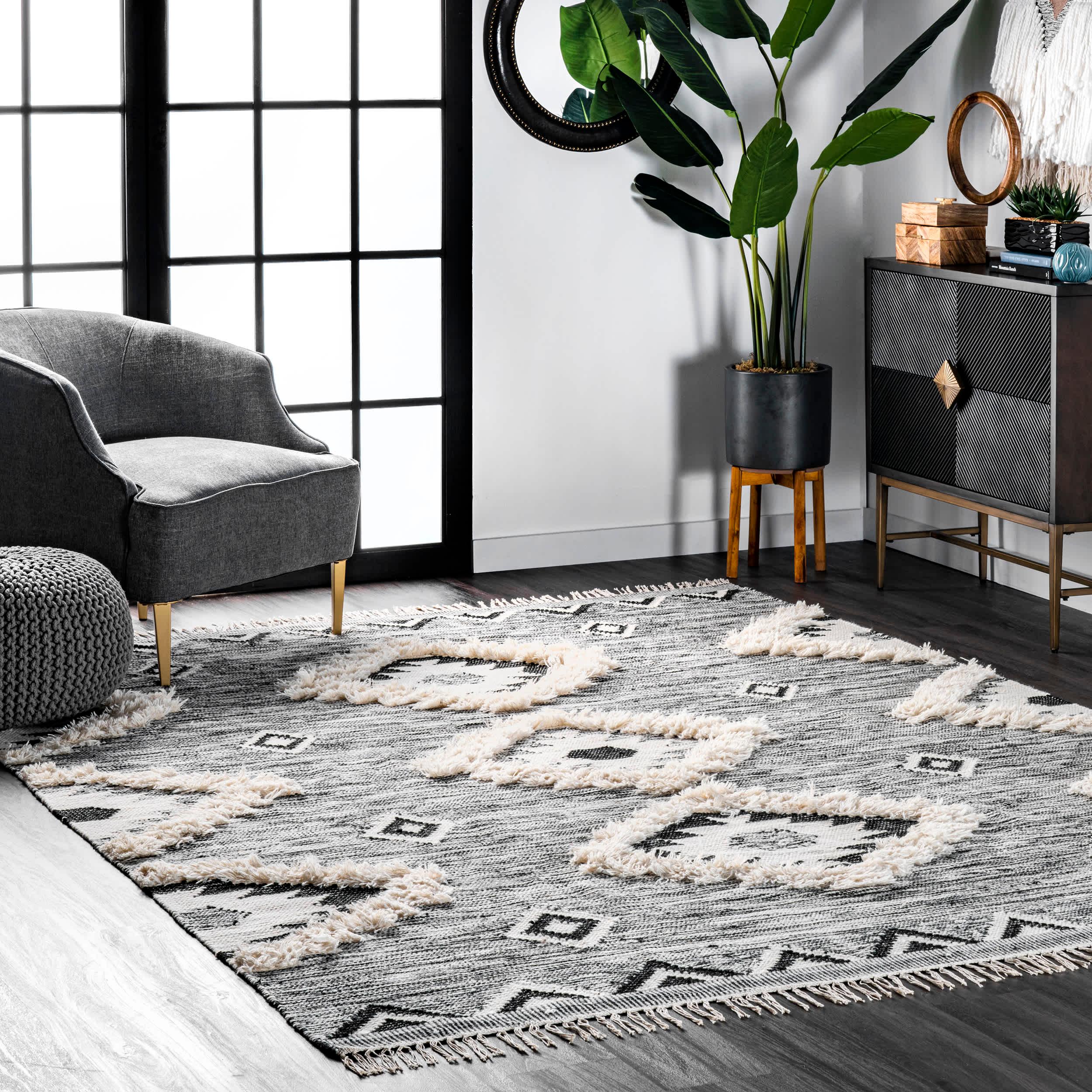 Savannah Moroccan Fringe Area Rug - Frankwebs