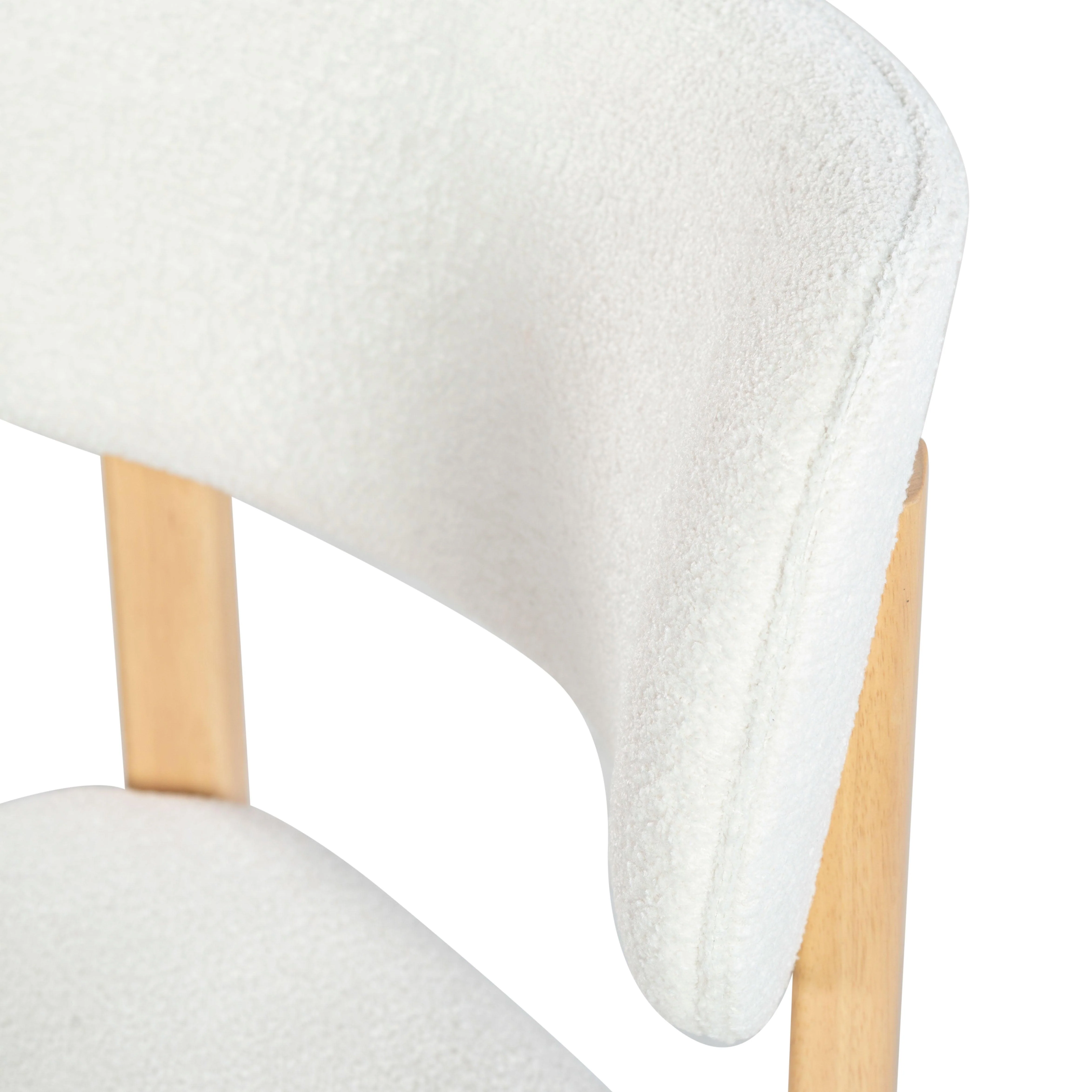 TRYSTAN BOUCLE DINING CHAIR - Frankwebs