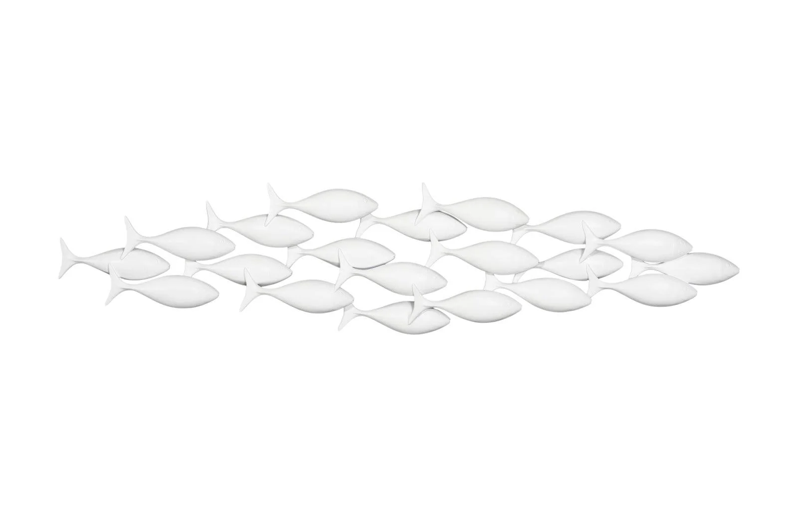 School of Fish Wall Art, Matte White - Frankwebs