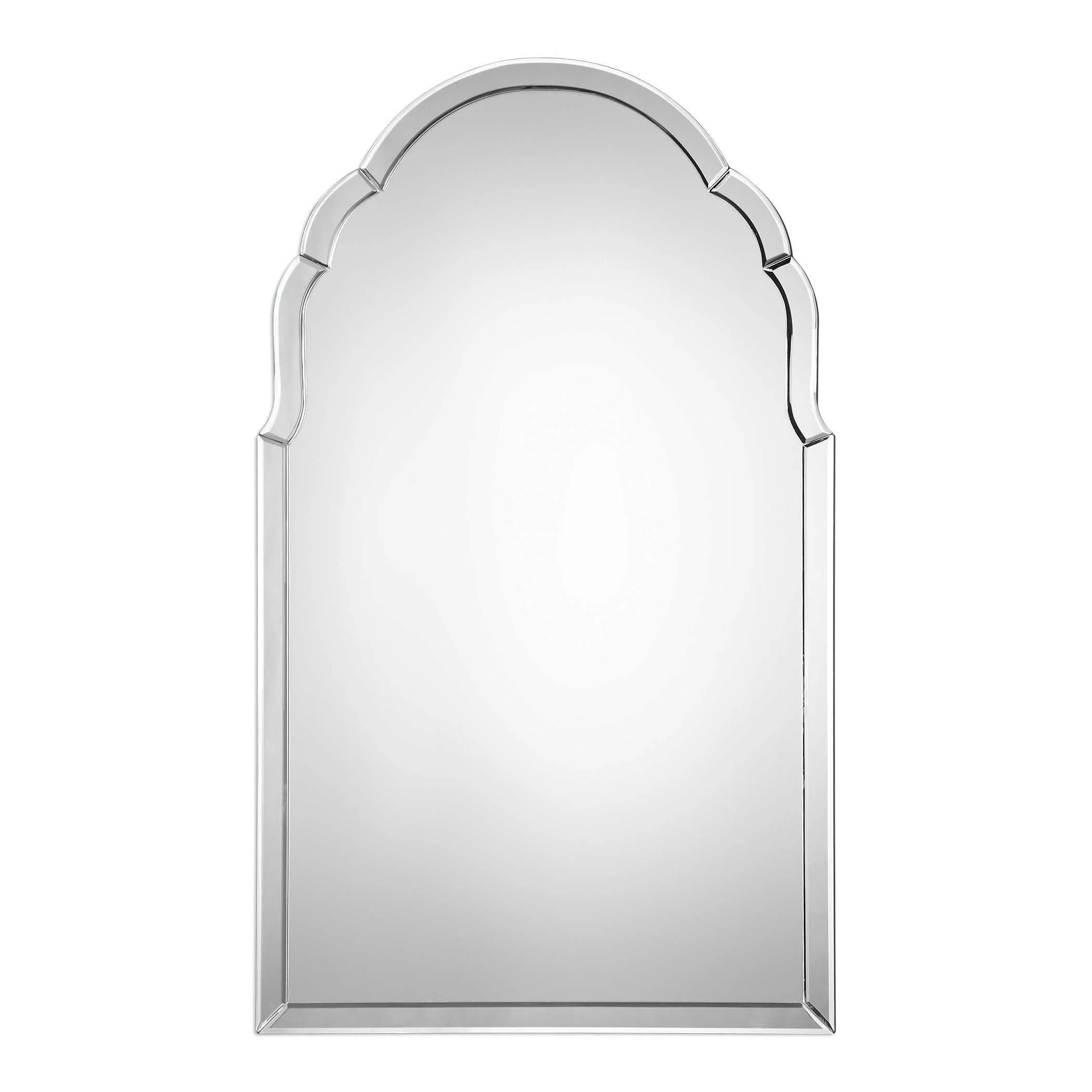 BRAYDEN FRAMELESS ARCHED MIRROR - Frankwebs