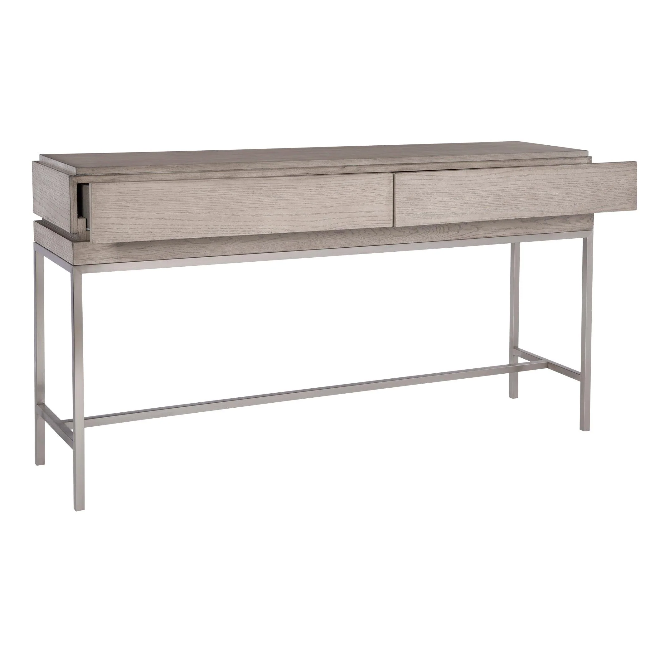 KAMALA GRAY OAK CONSOLE TABLE - Frankwebs