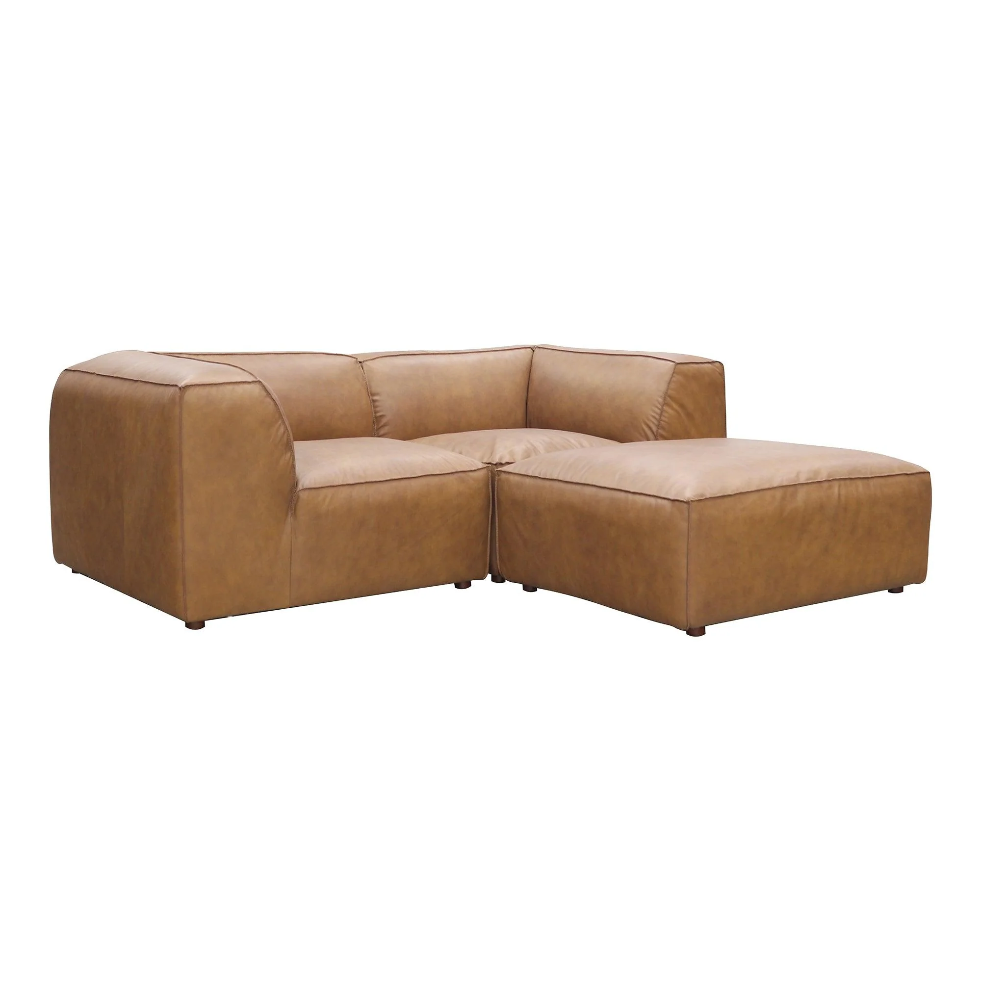 Form Nook Modular Sectional Sonoran Tan Leather - Frankwebs