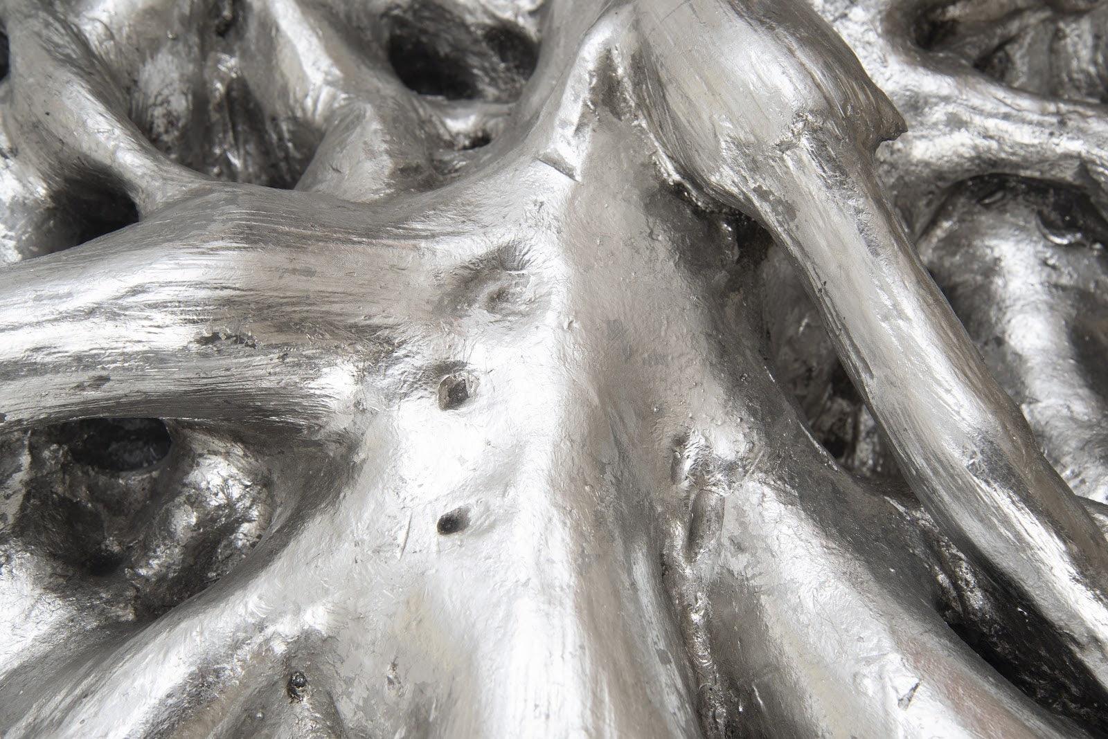 Square Root Wall Art, Silver Leaf - Frankwebs