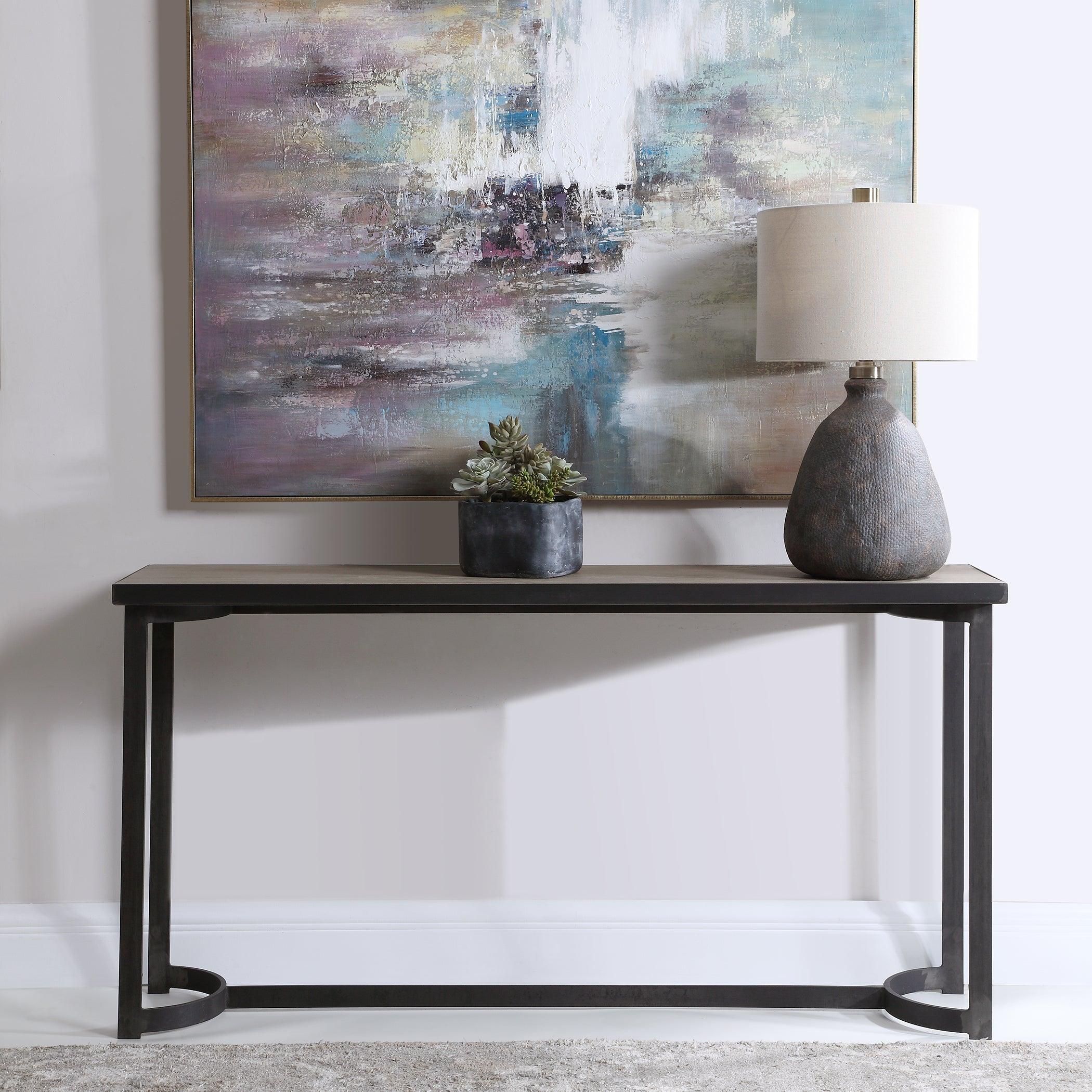 BASUTO STEEL CONSOLE TABLE - Frankwebs